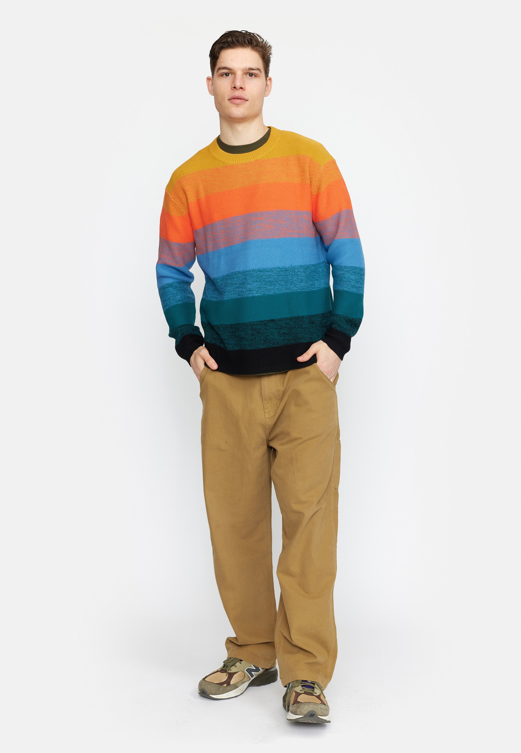 Revolution Knit Sweater Knitwear Orange