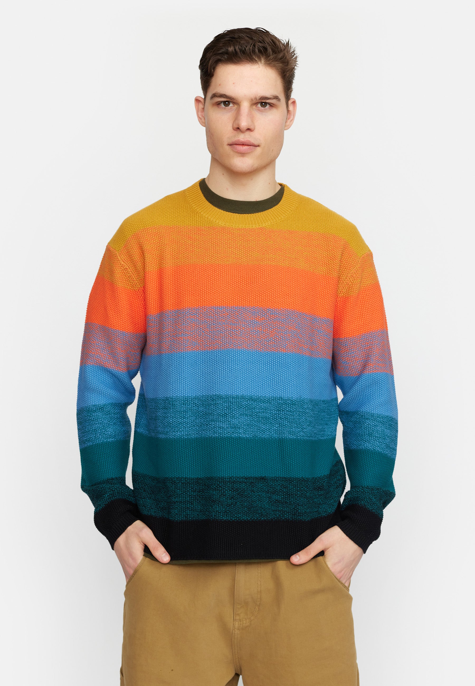 Revolution Knit Sweater Knitwear Orange