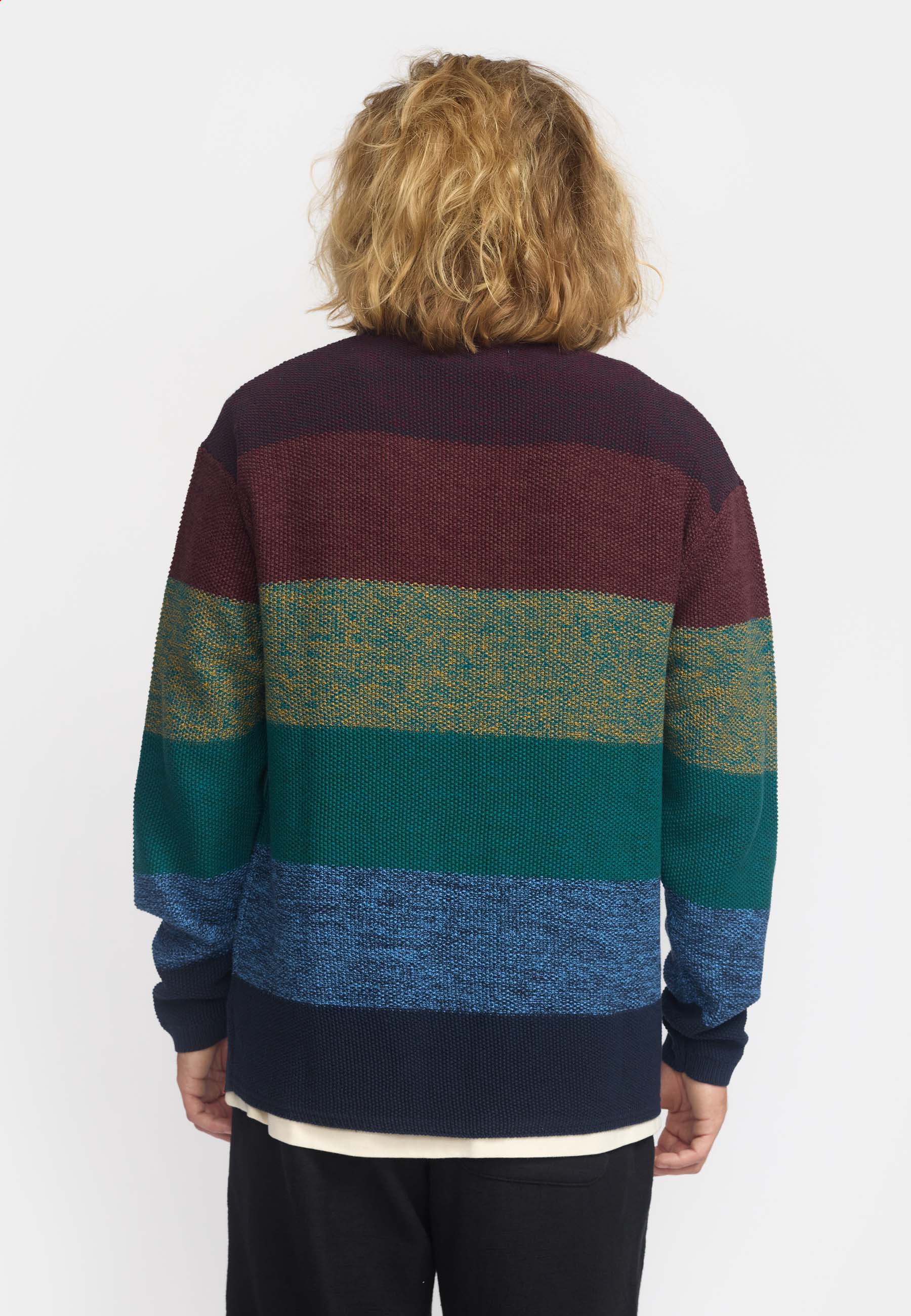 Revolution Knit Sweater Knitwear Burgundy