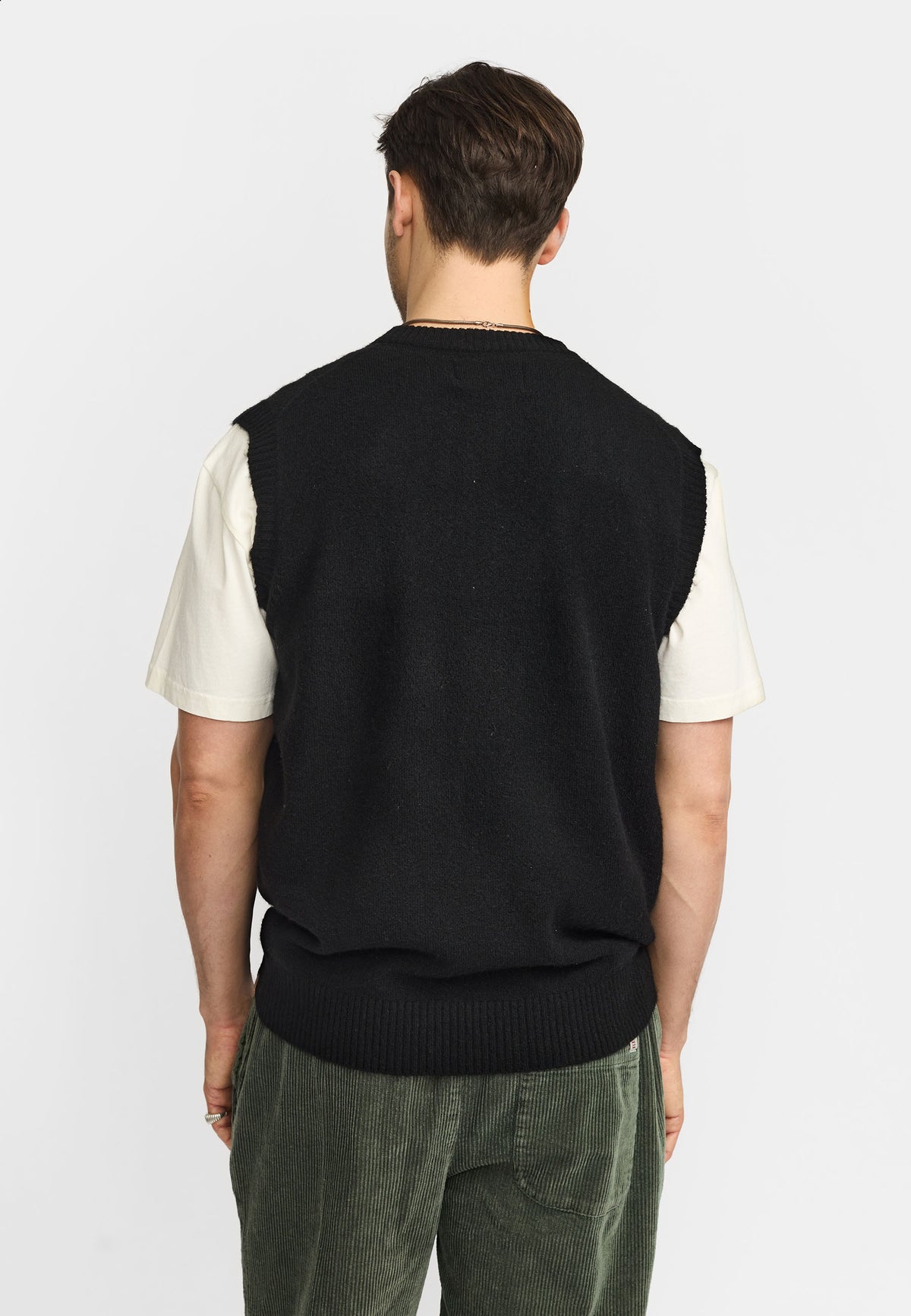 Revolution Knit Vest Knitwear Black