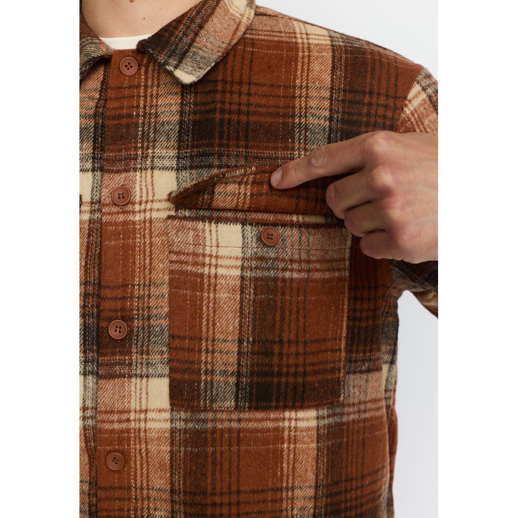 Revolution Lined Overshirt Overshirts Orange
