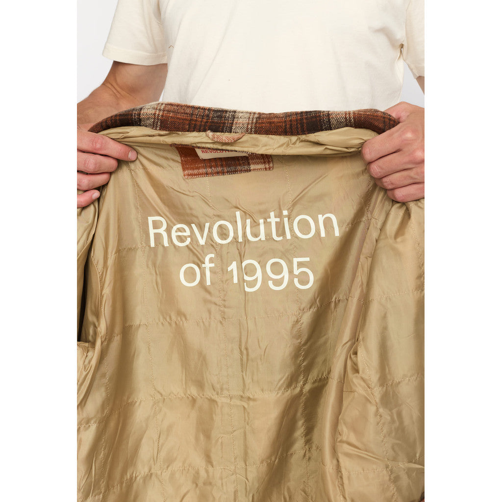 Revolution Lined Overshirt Overshirts Orange