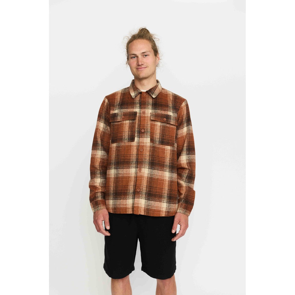 Revolution Lined Overshirt Overshirts Orange