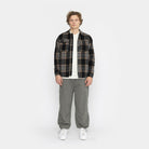 Revolution Lined Overshirt W Zipper Overshirts Black