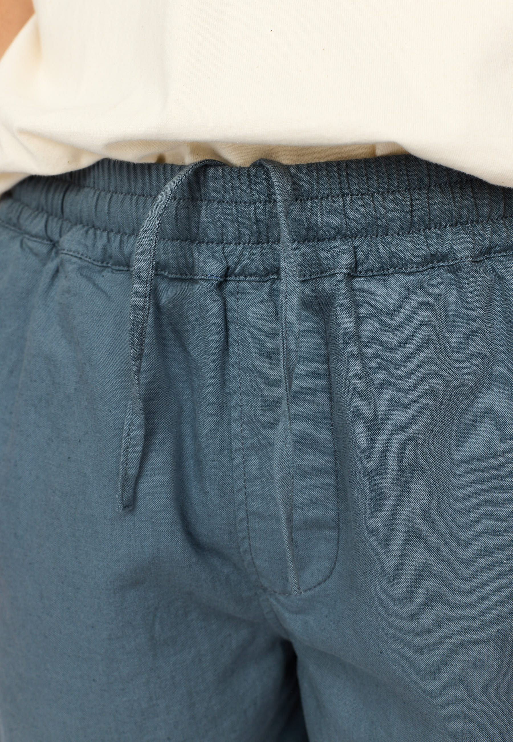 Revolution Linen Shorts Shorts Dustblue