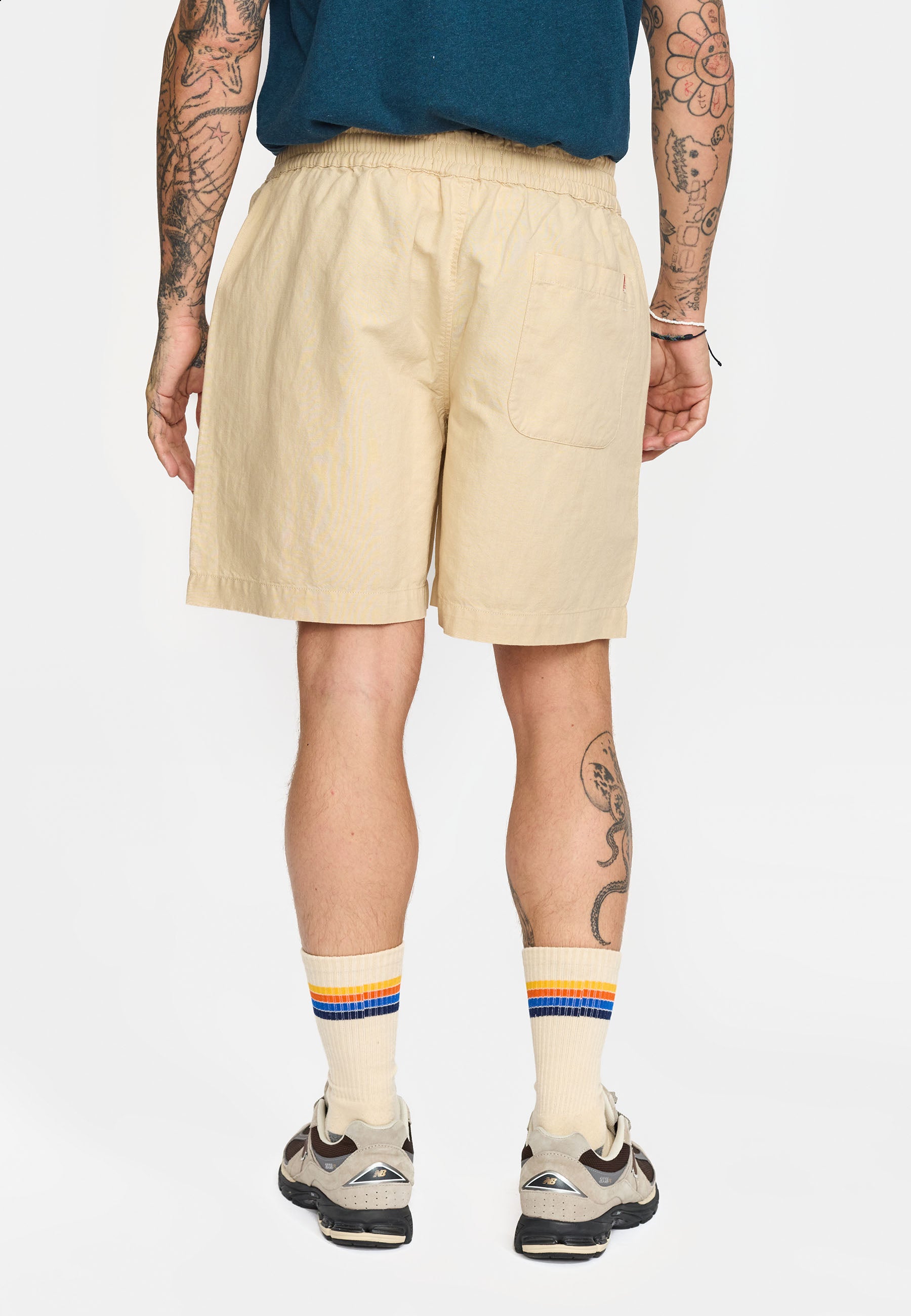 Revolution Linen Shorts Shorts Offwhite