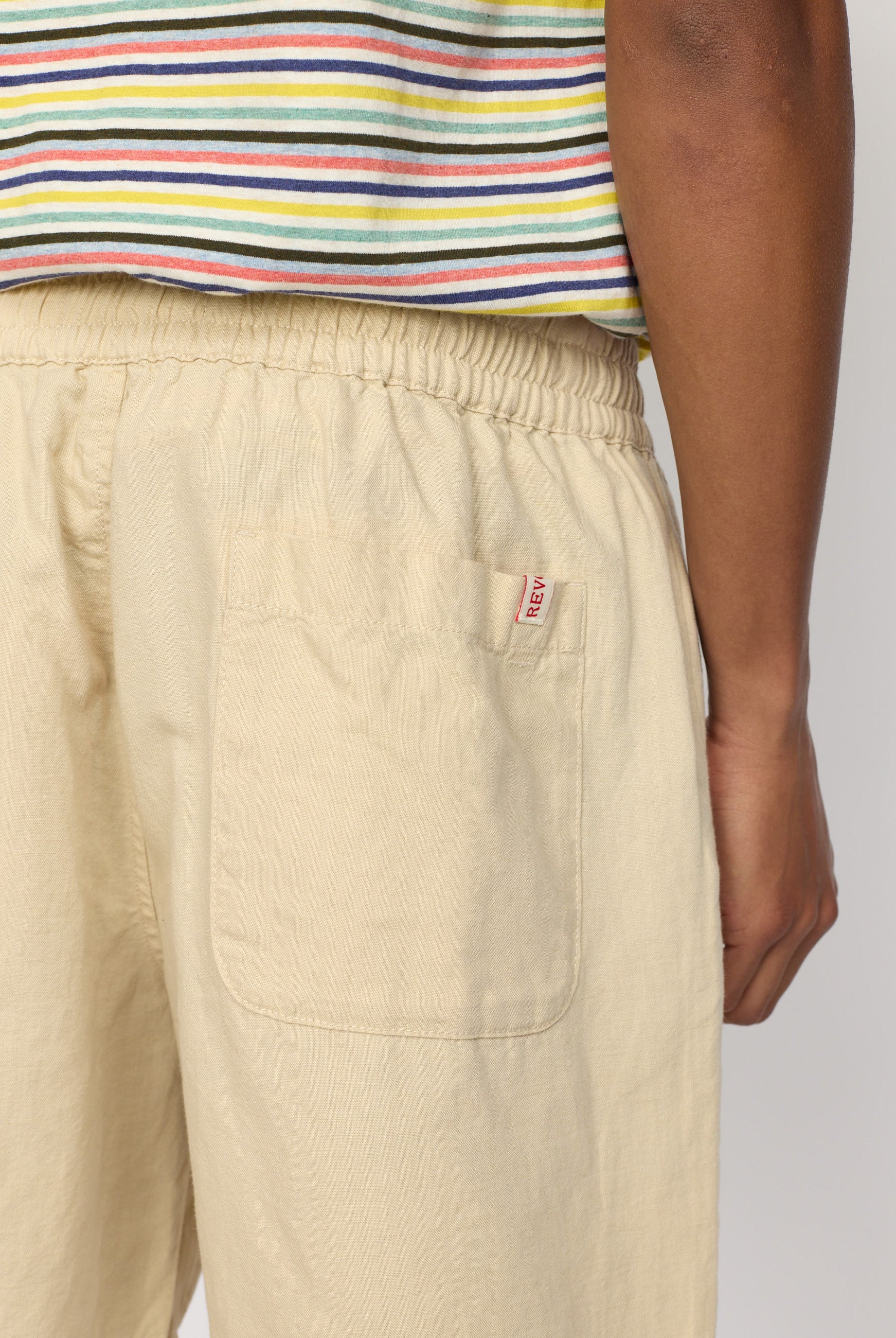 Revolution Linen Shorts Shorts Offwhite