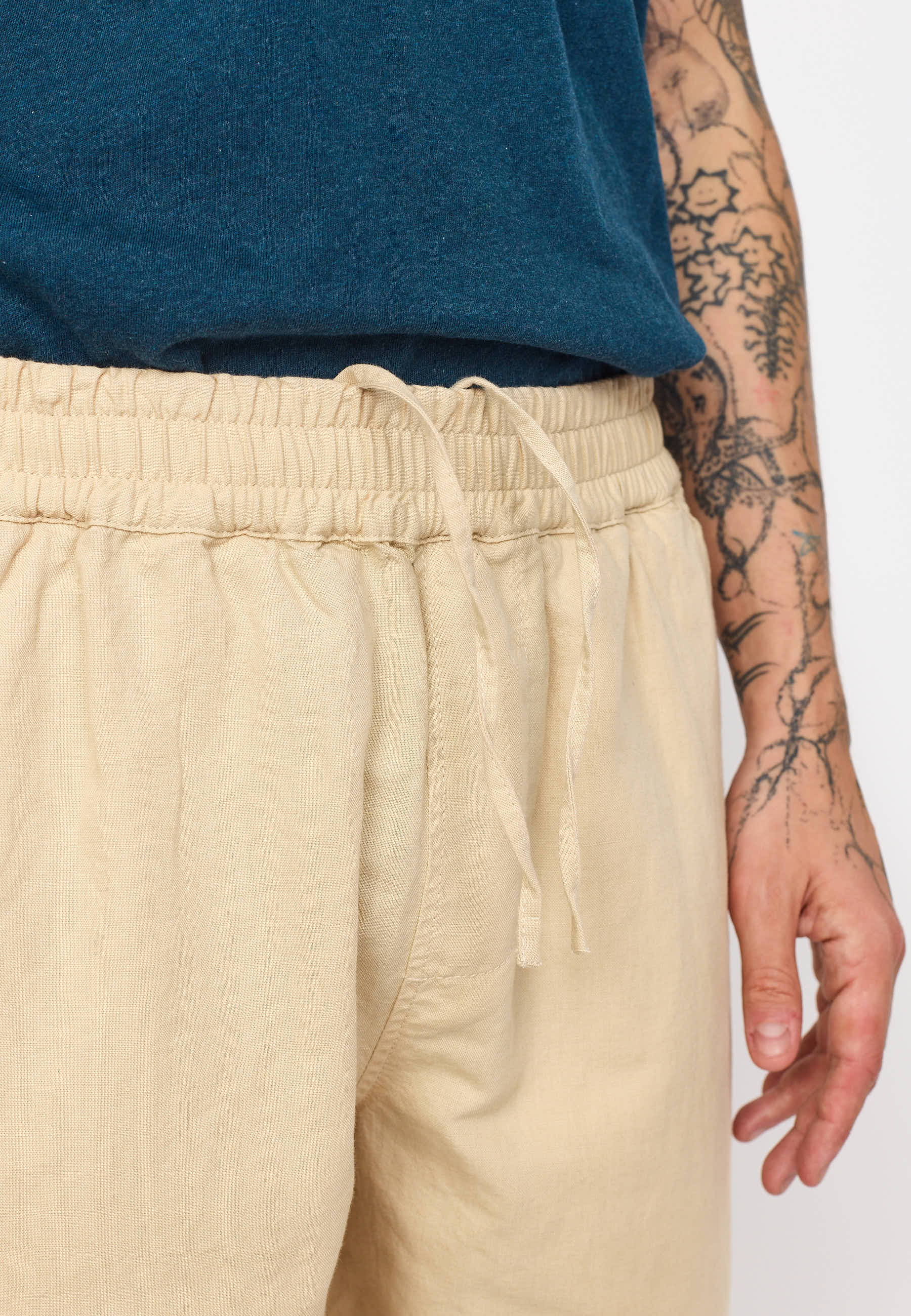 Revolution Linen Shorts Shorts Offwhite