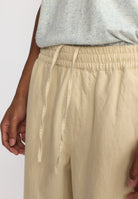 Revolution Linen Trousers Trousers Offwhite