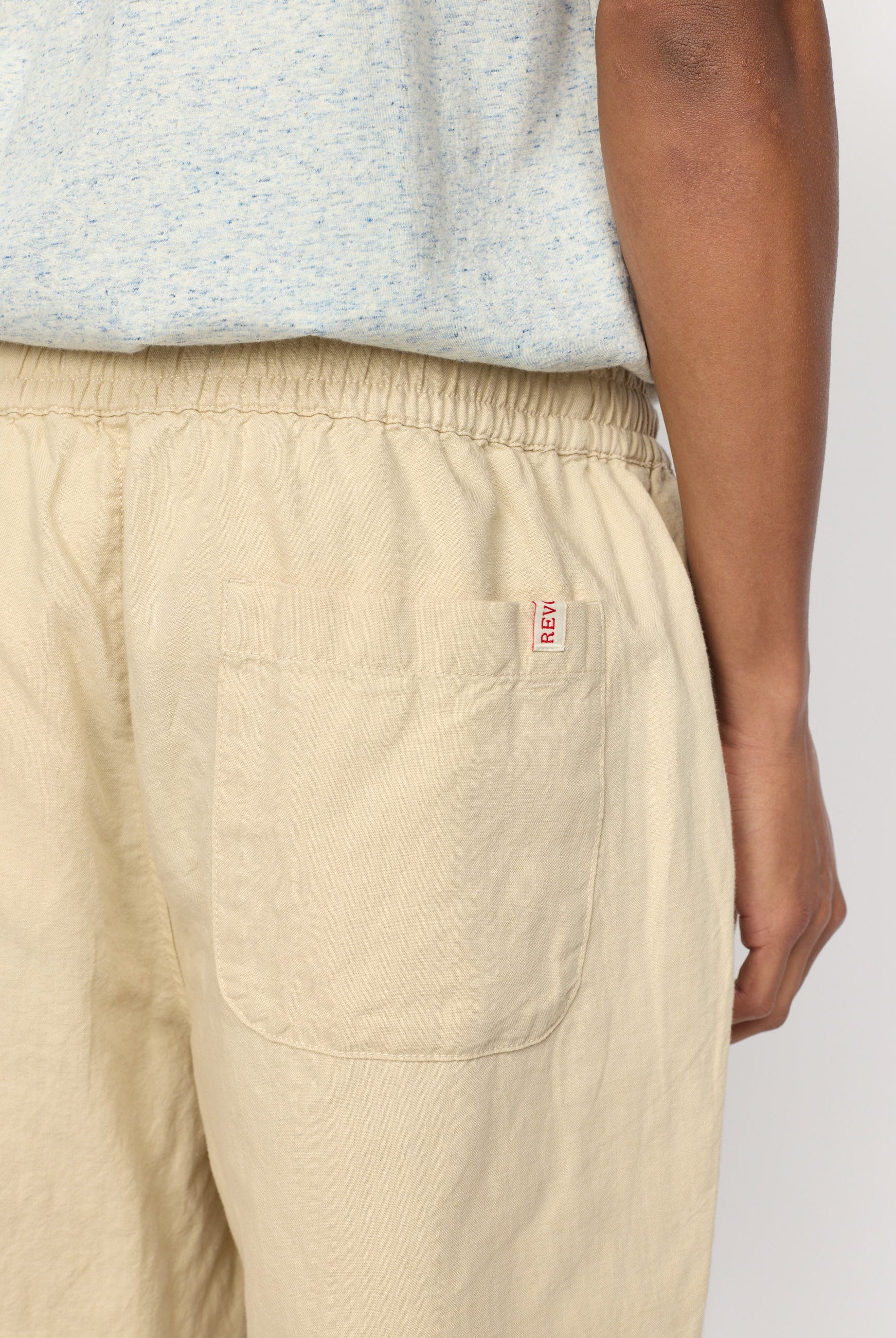 Revolution Linen Trousers Trousers Offwhite