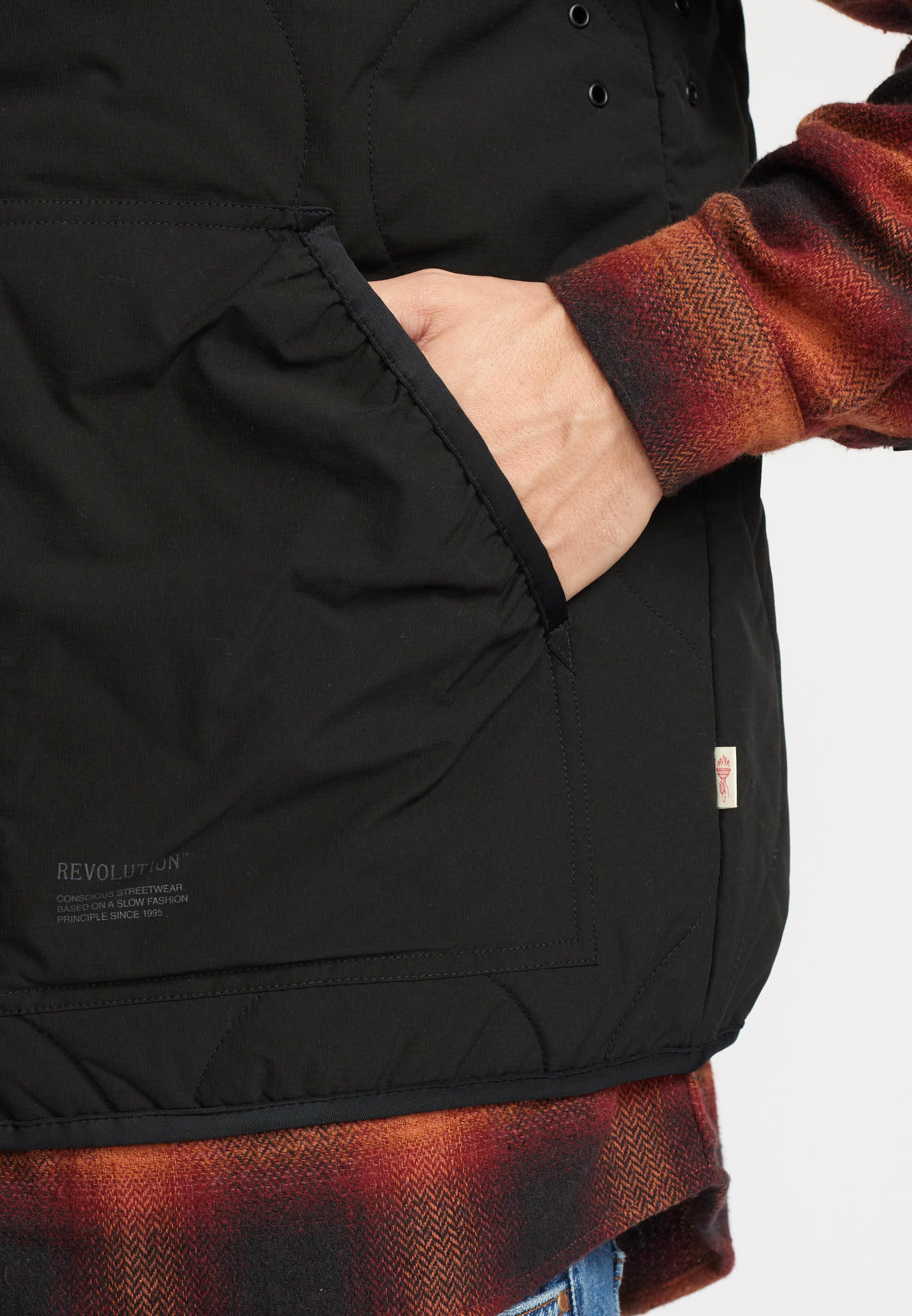 Revolution Liner Gillet Lightweight Outerwear Black