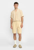 Revolution Long Casual Shorts Shorts Darkoffwhite