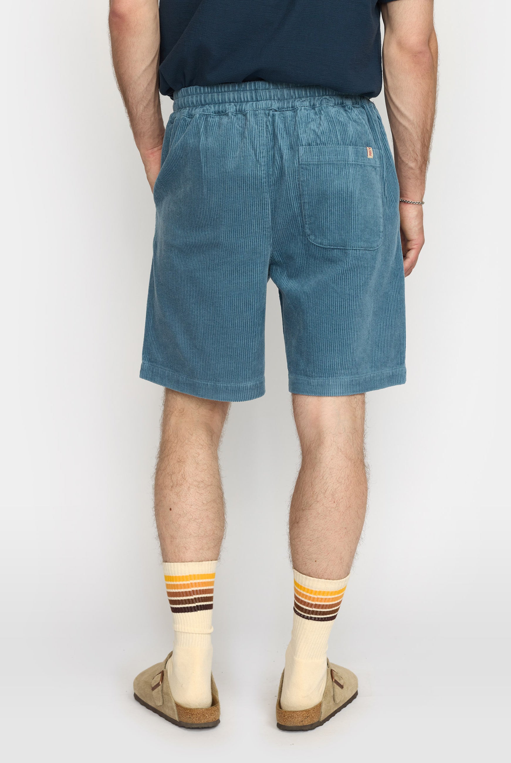Revolution Long Casual Shorts Shorts Dustblue