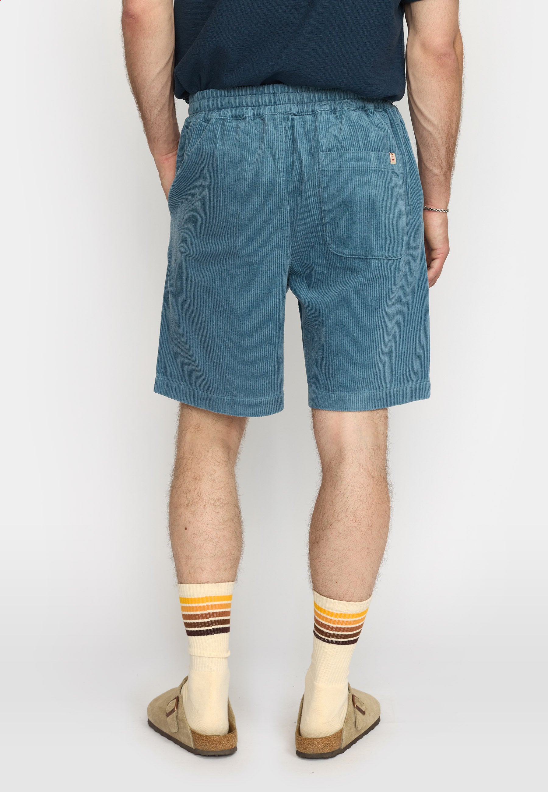 Revolution Long Casual Shorts Shorts Dustblue