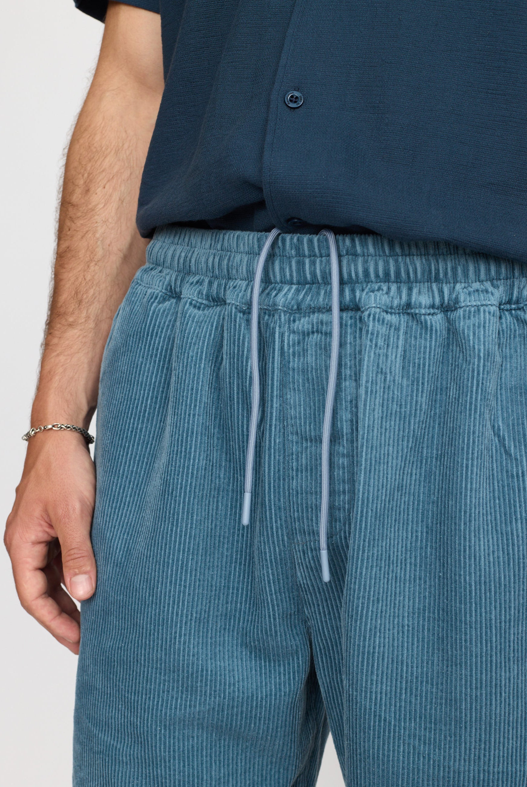 Revolution Long Casual Shorts Shorts Dustblue