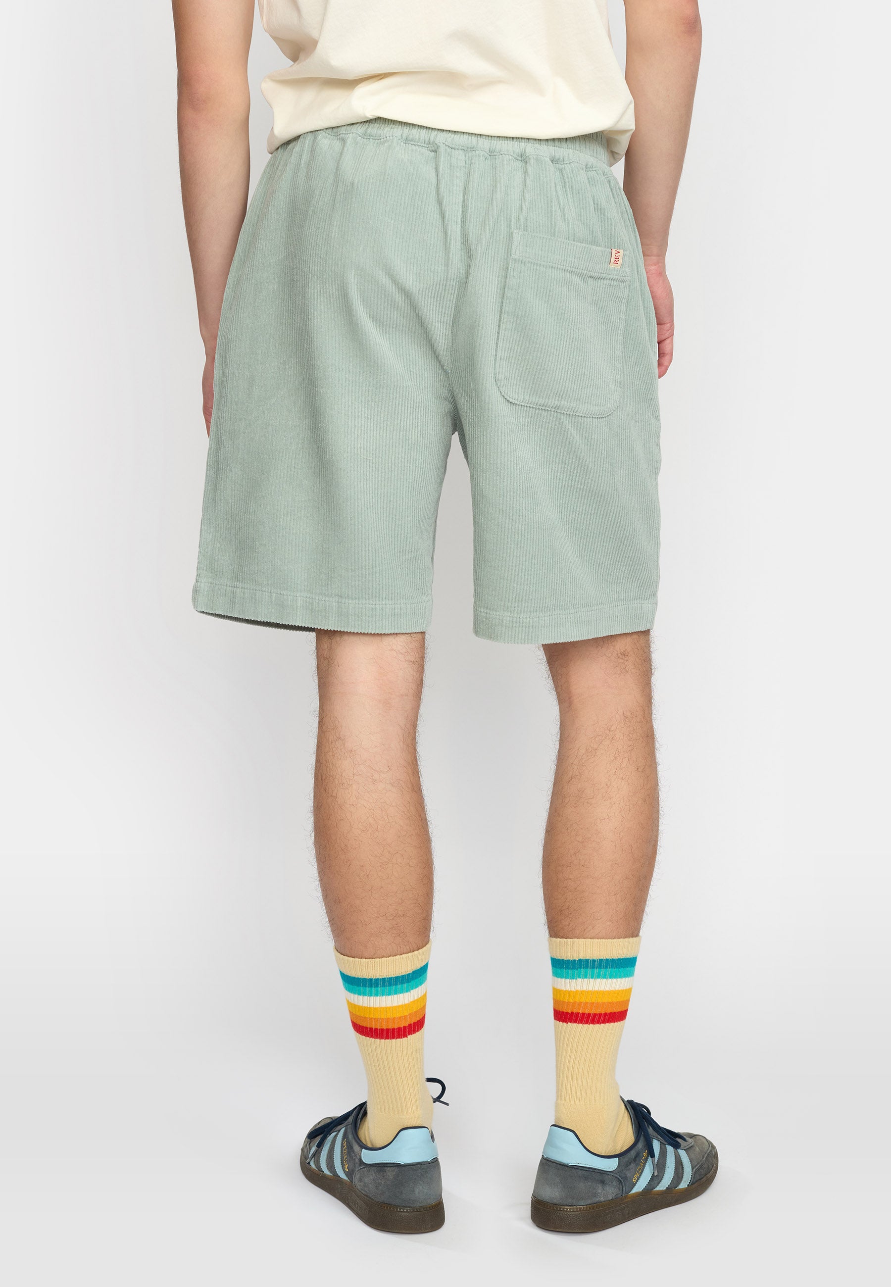 Revolution Long Casual Shorts Shorts Lightgreen