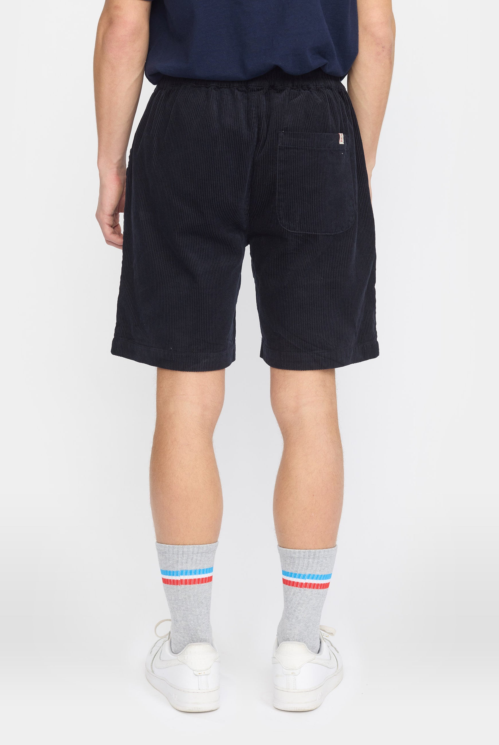 Revolution Long Casual Shorts Shorts Navy