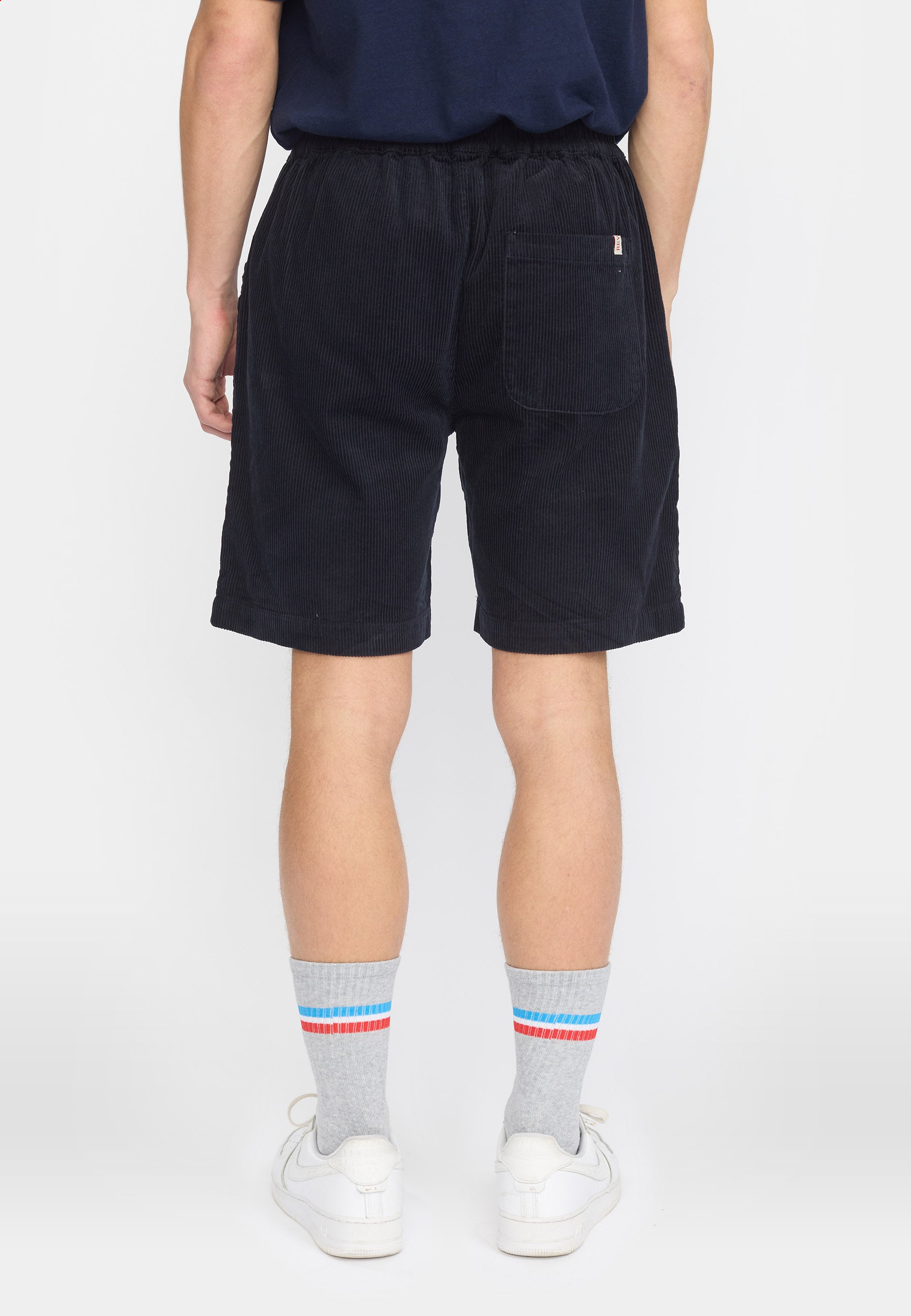 Revolution Long Casual Shorts Shorts Navy