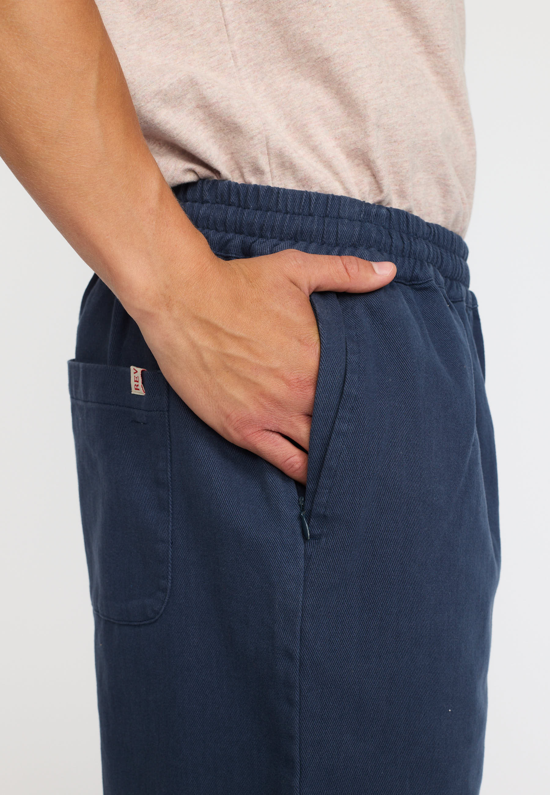 Revolution Long Casual Shorts Shorts Darknavy