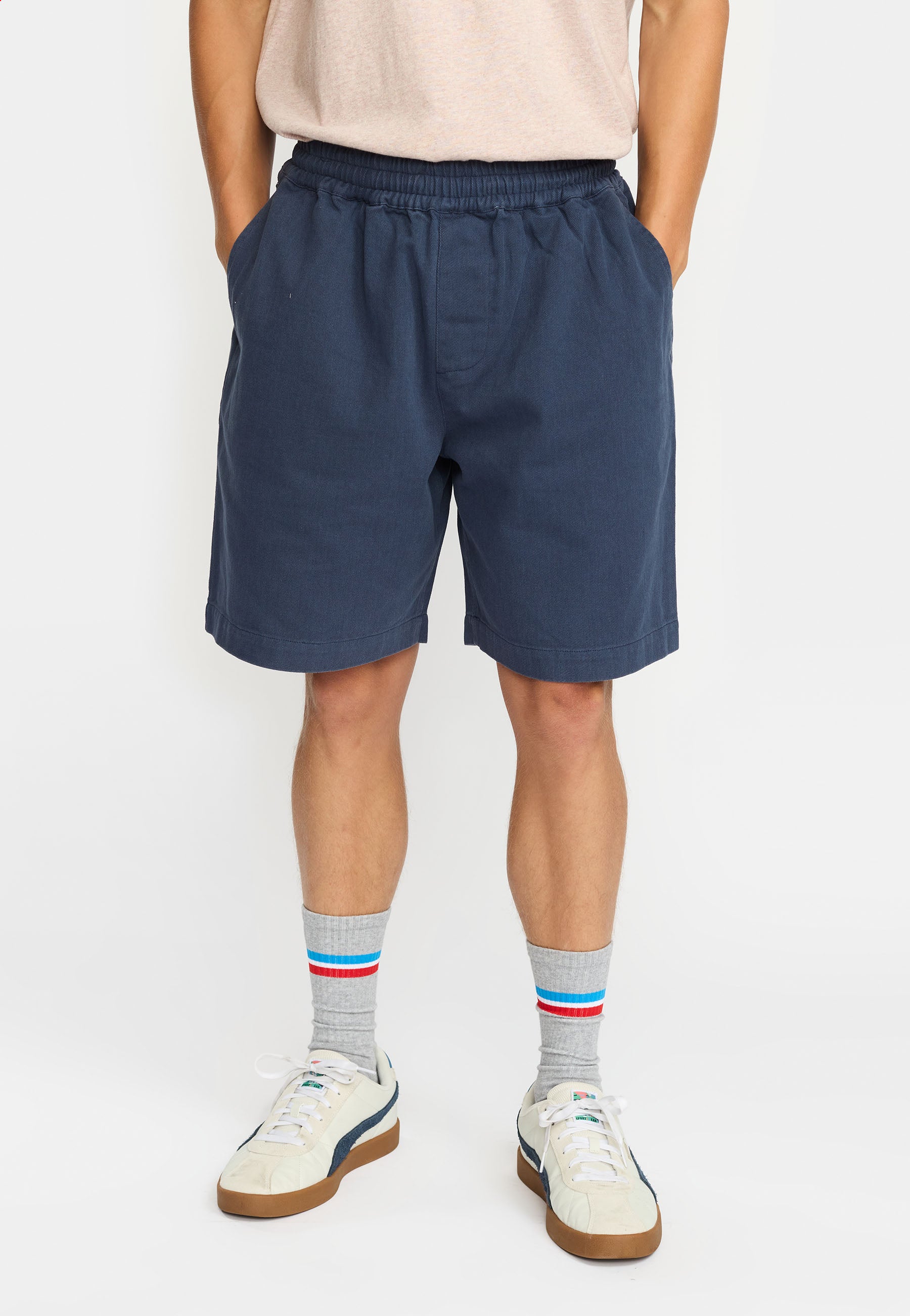 Revolution Long Casual Shorts Shorts Darknavy