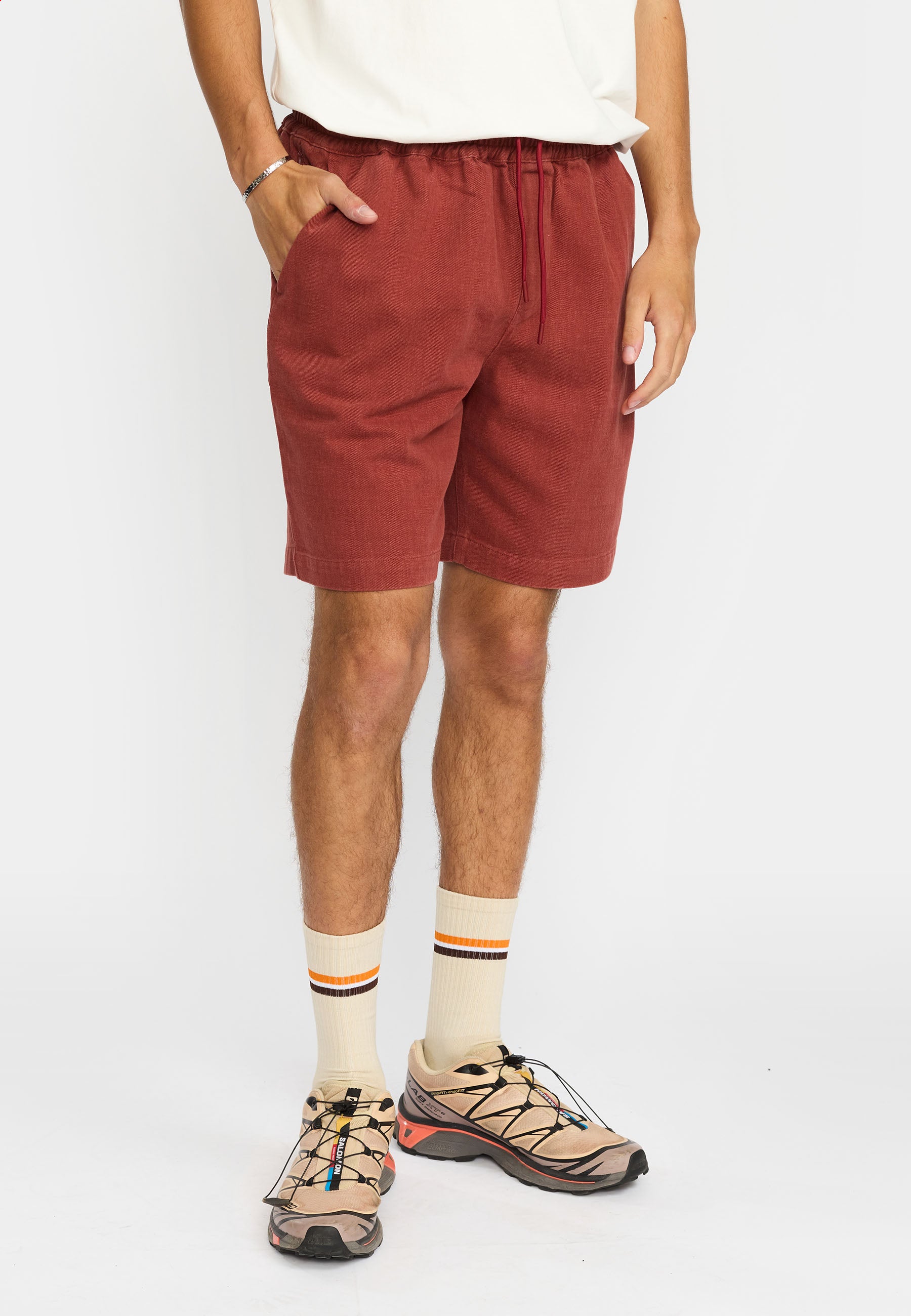 Revolution Long Casual Shorts Shorts Darkorange