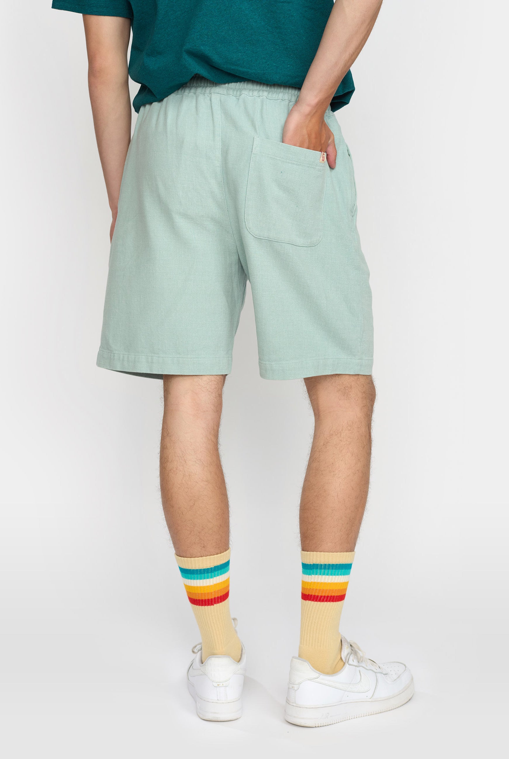 Revolution Long Casual Shorts Shorts Lightblue