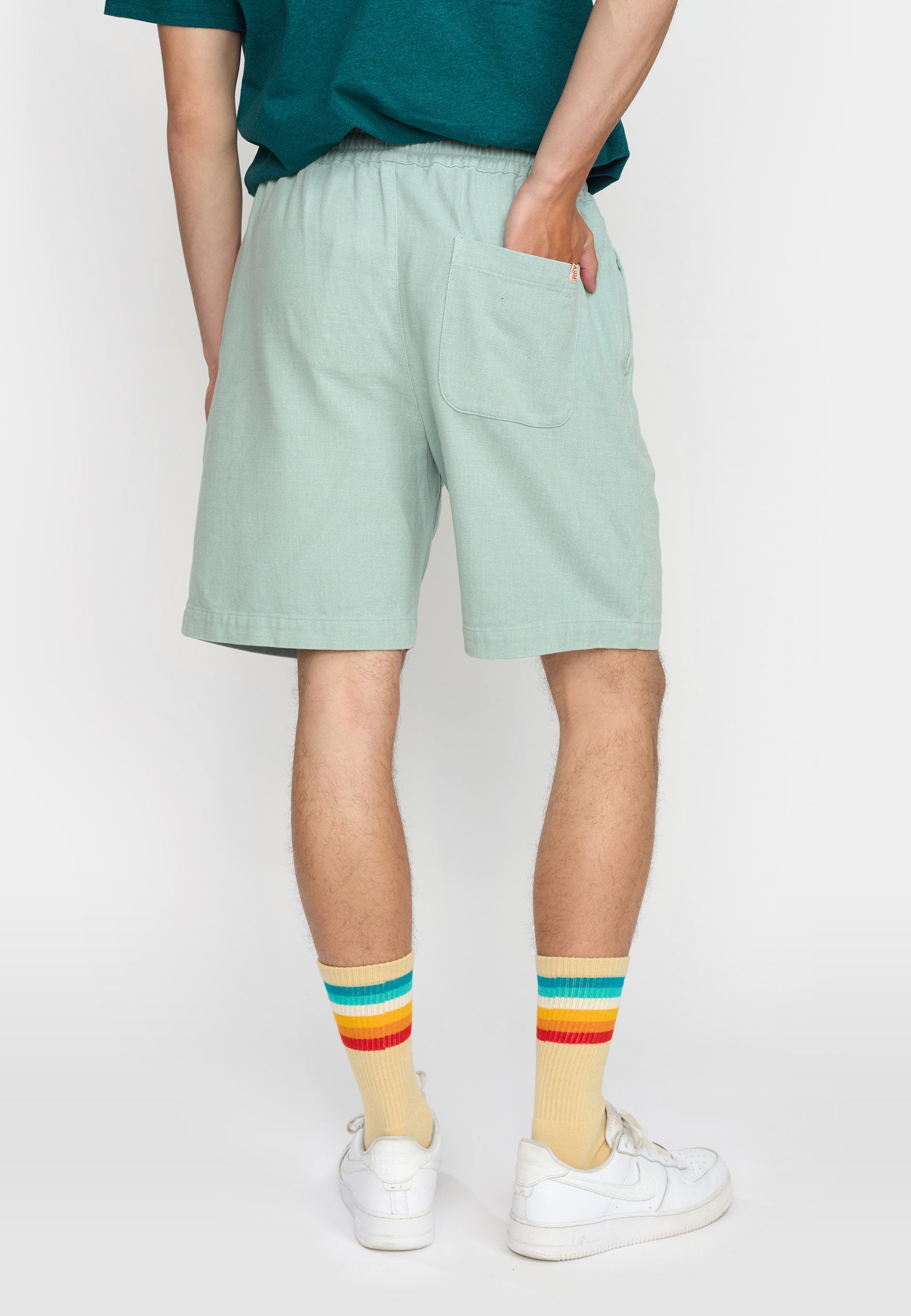 Revolution Long Casual Shorts Shorts Lightblue