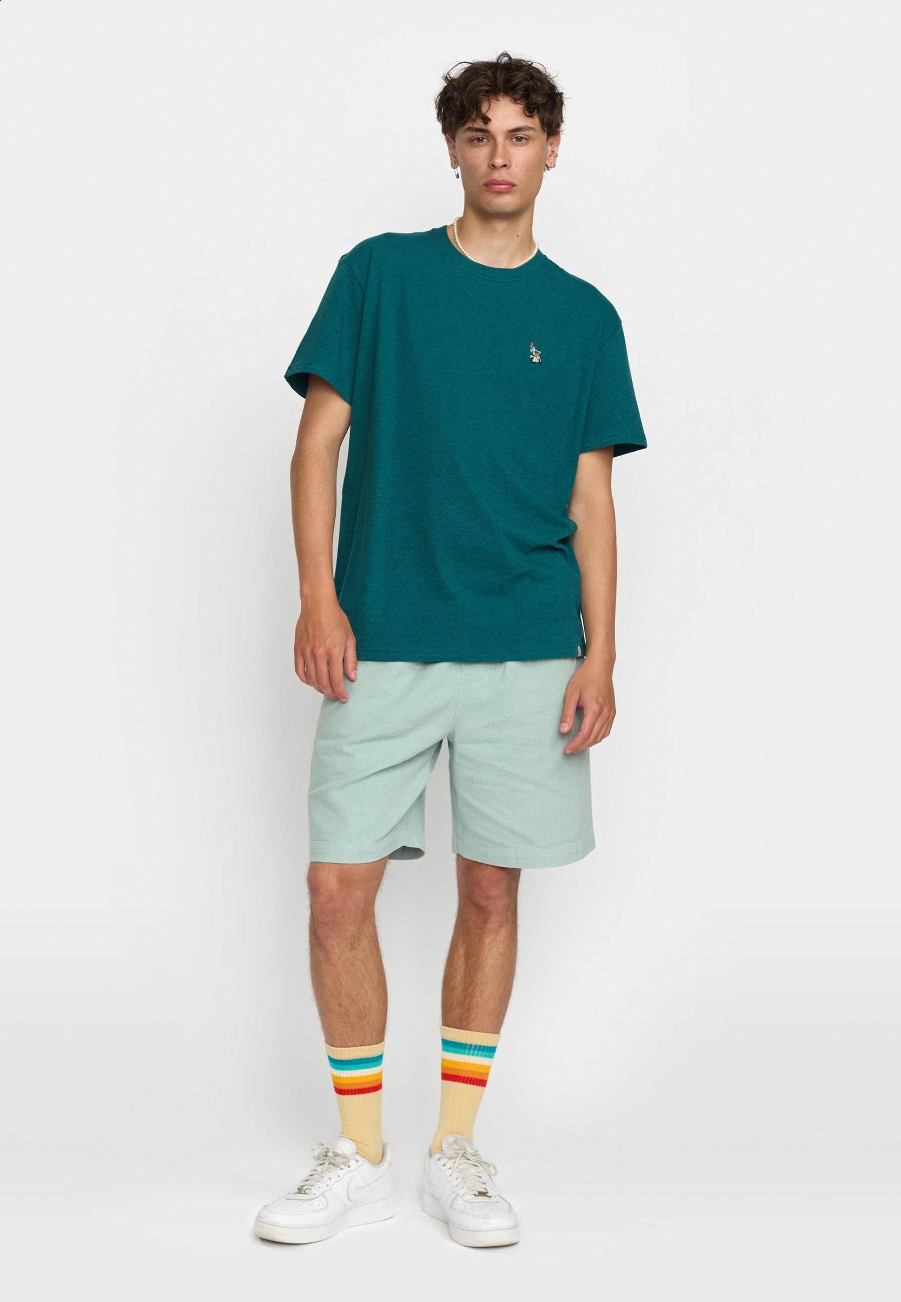 Revolution Long Casual Shorts Shorts Lightblue