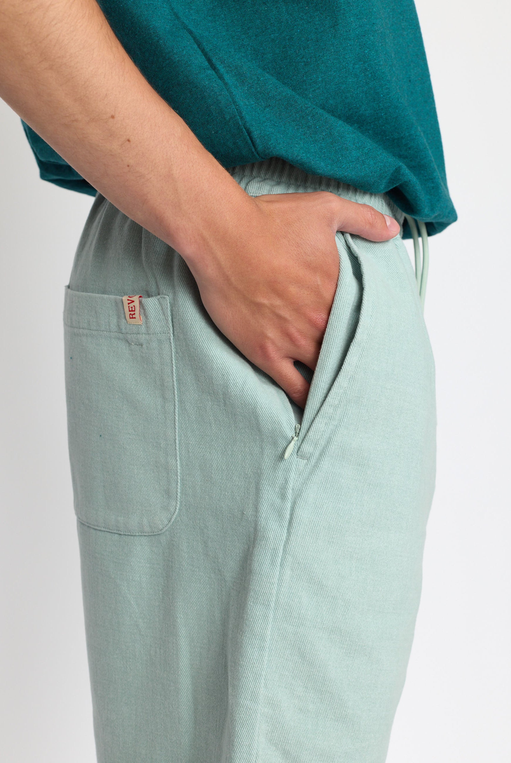 Revolution Long Casual Shorts Shorts Lightblue