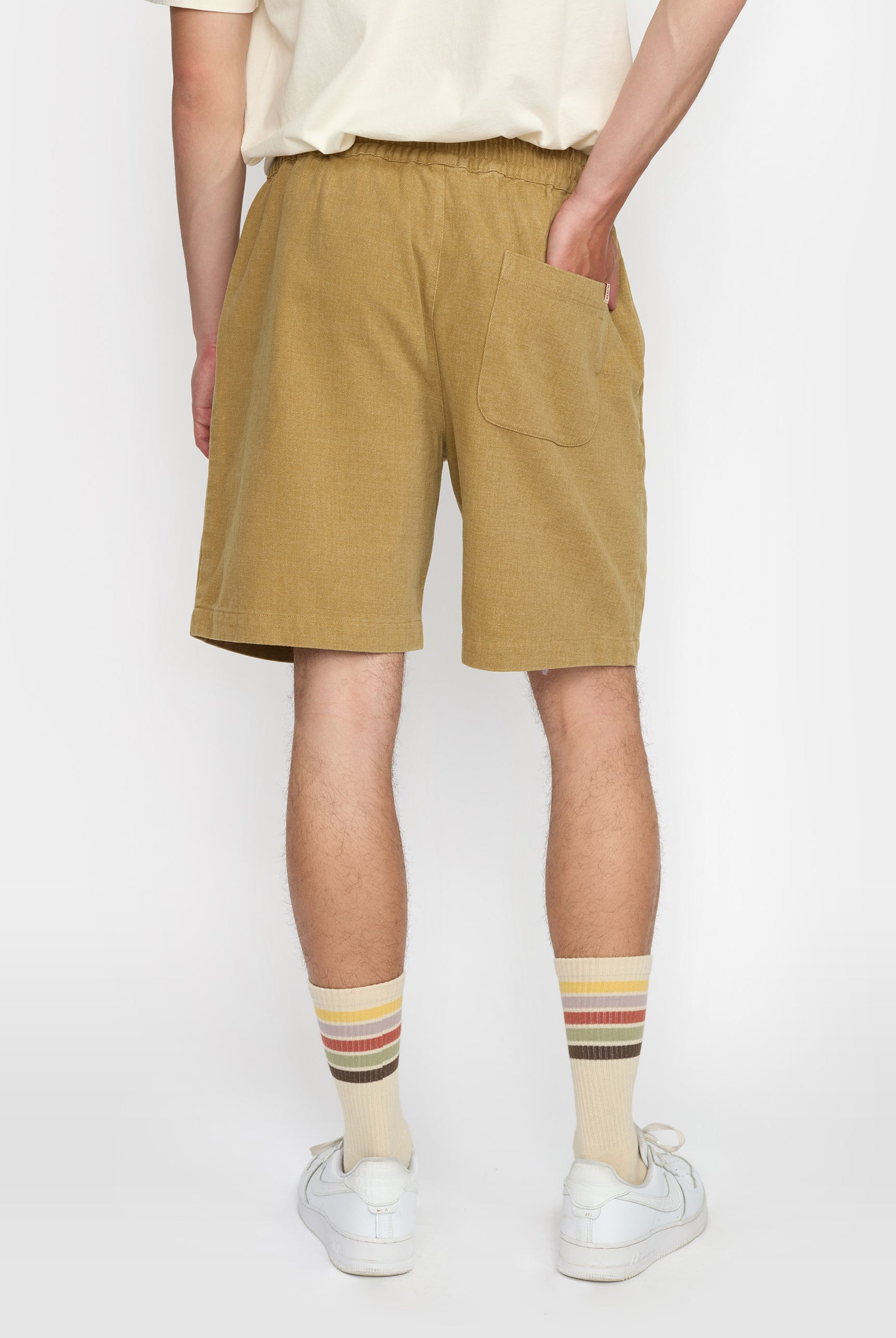 Revolution Long Casual Shorts Shorts Lightbrown