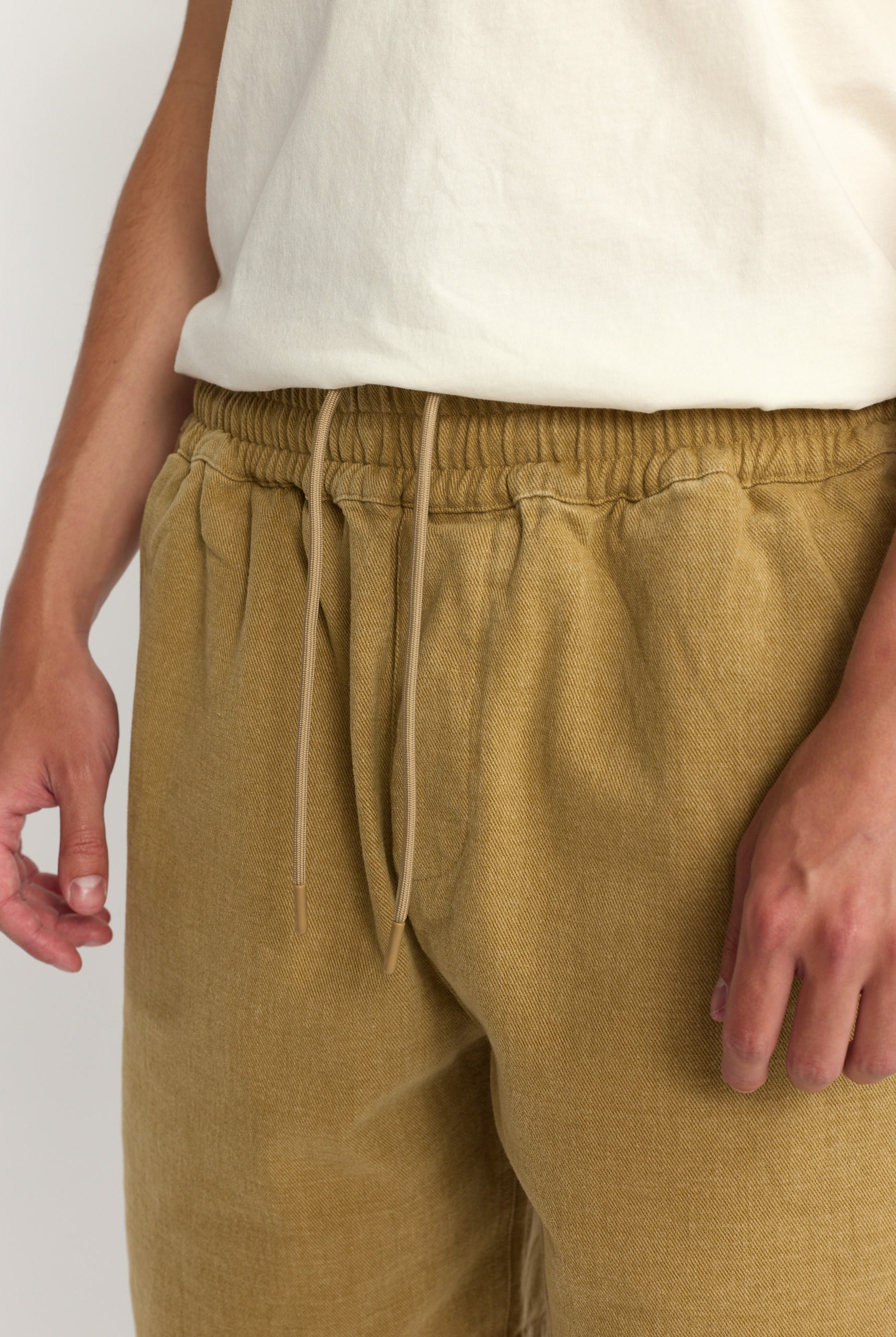 Revolution Long Casual Shorts Shorts Lightbrown