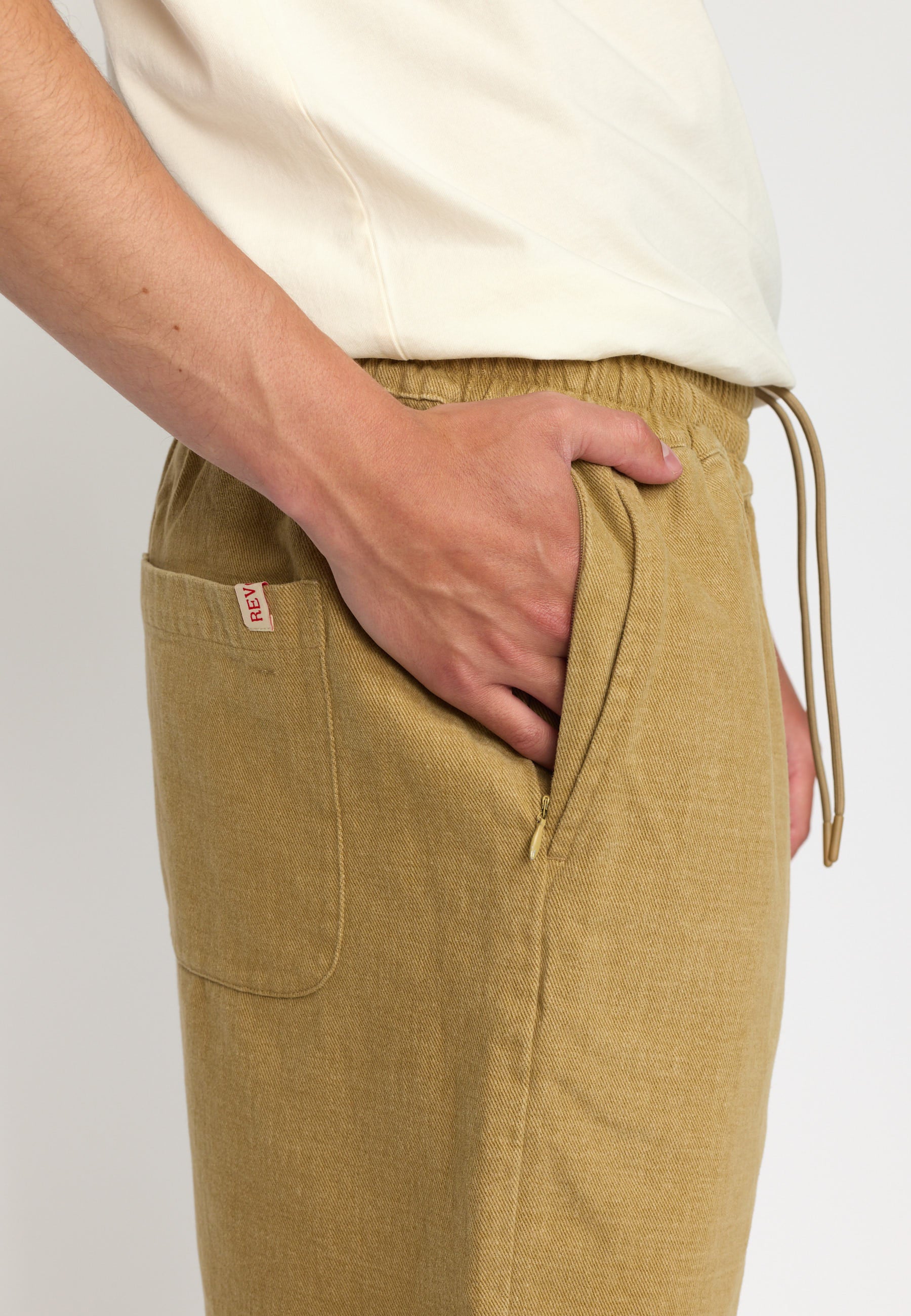 Revolution Long Casual Shorts Shorts Lightbrown