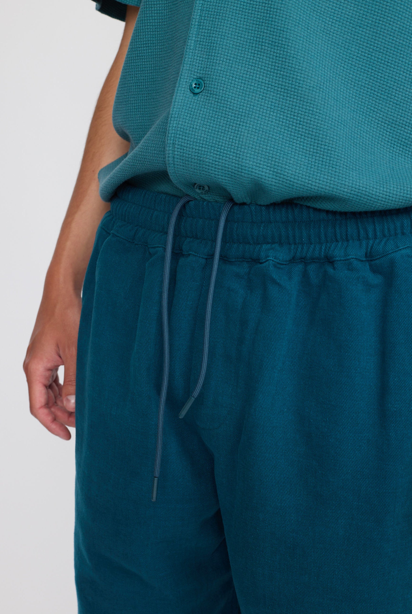 Revolution Long Casual Shorts Shorts Petrol