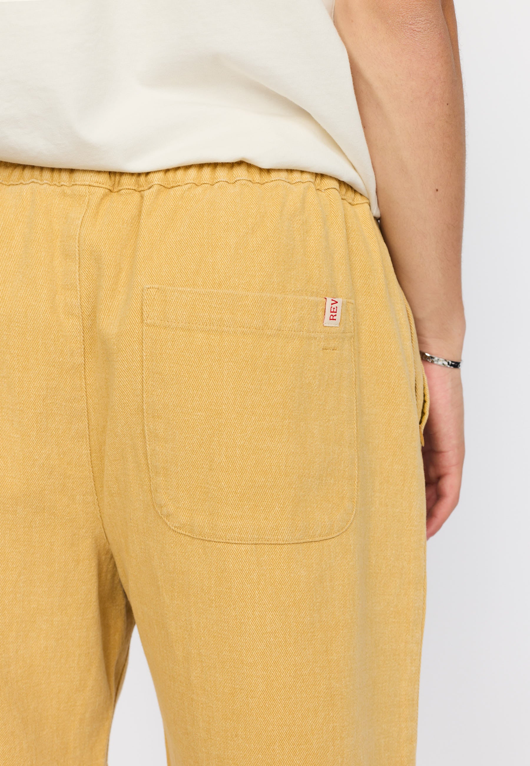 Revolution Long Casual Shorts Shorts Yellow