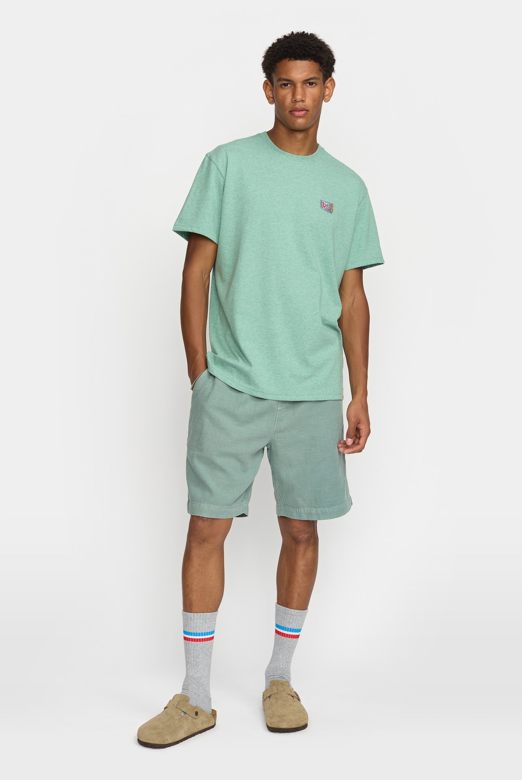 Revolution Casual Shorts Shorts Dustgreen
