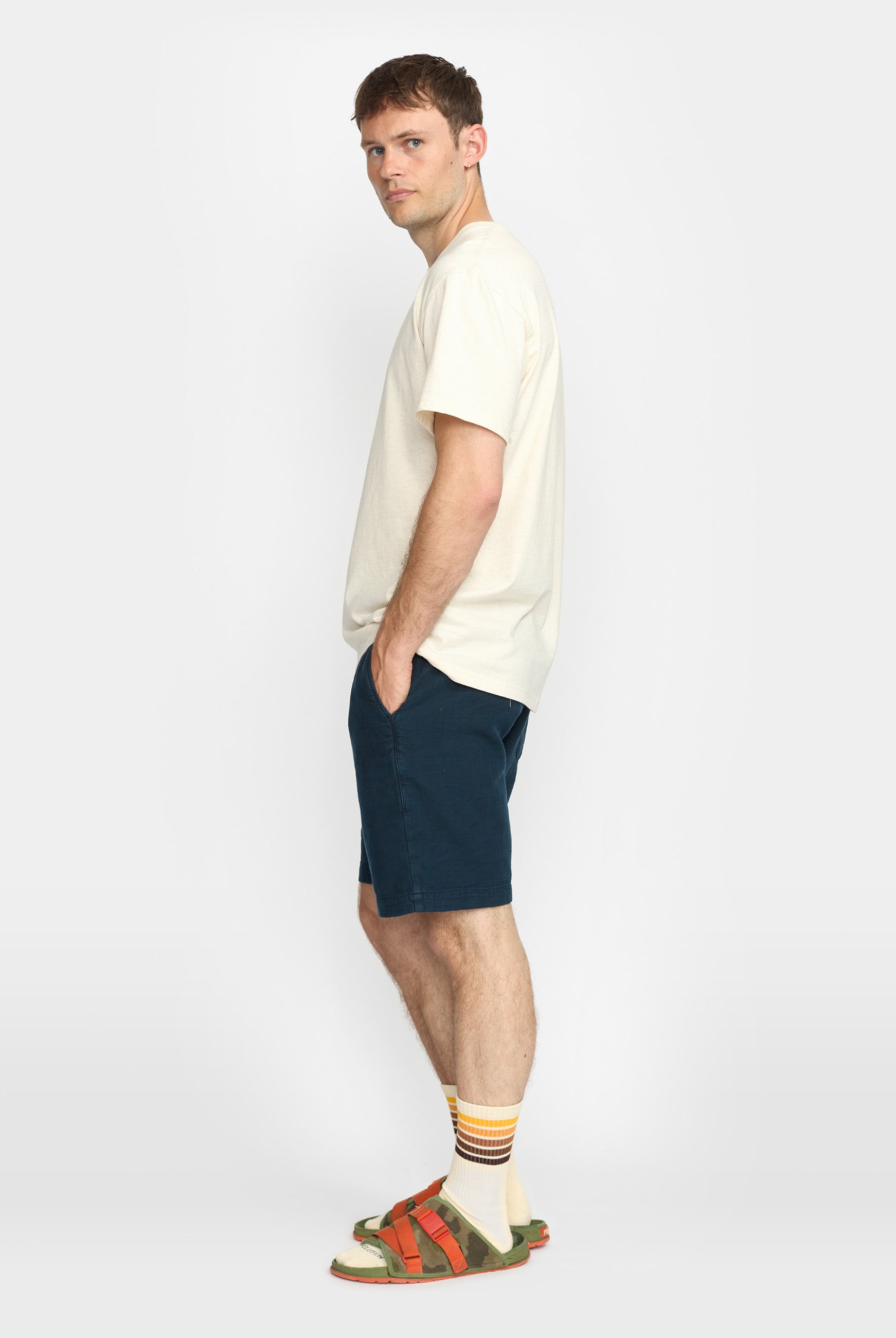 Revolution Casual Shorts Shorts Navy