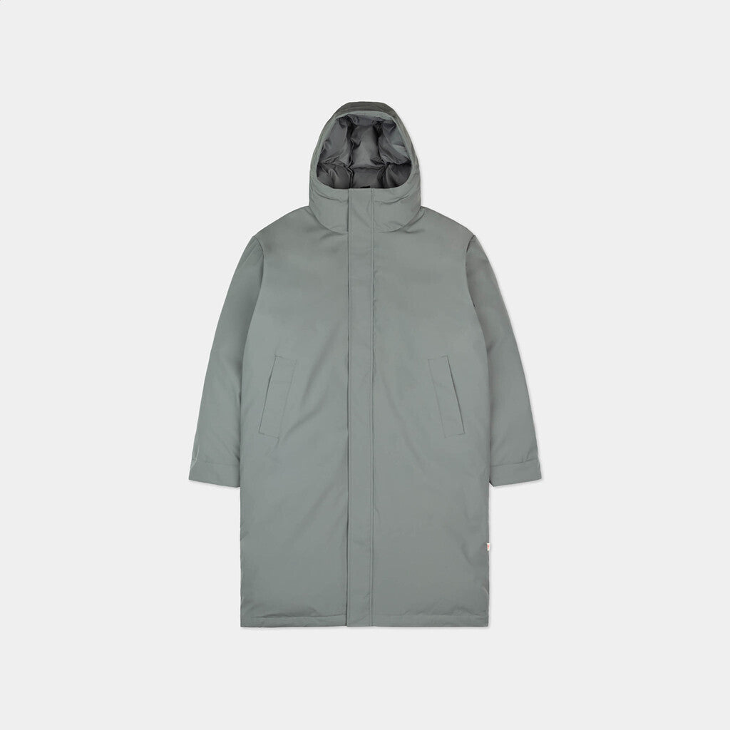 Revolution Long Puffer Jacket Outerwear Grey