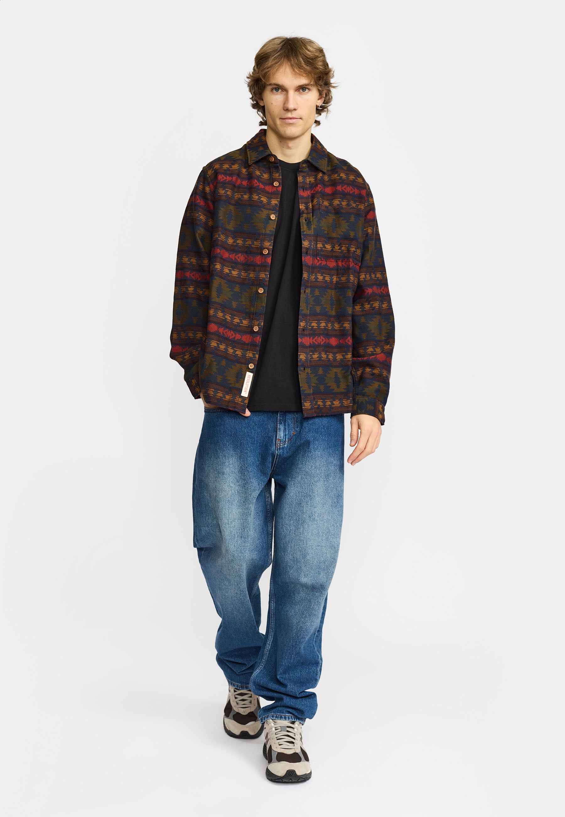 Revolution Long Sleeve Shirt Long-sleeve Shirts Navy