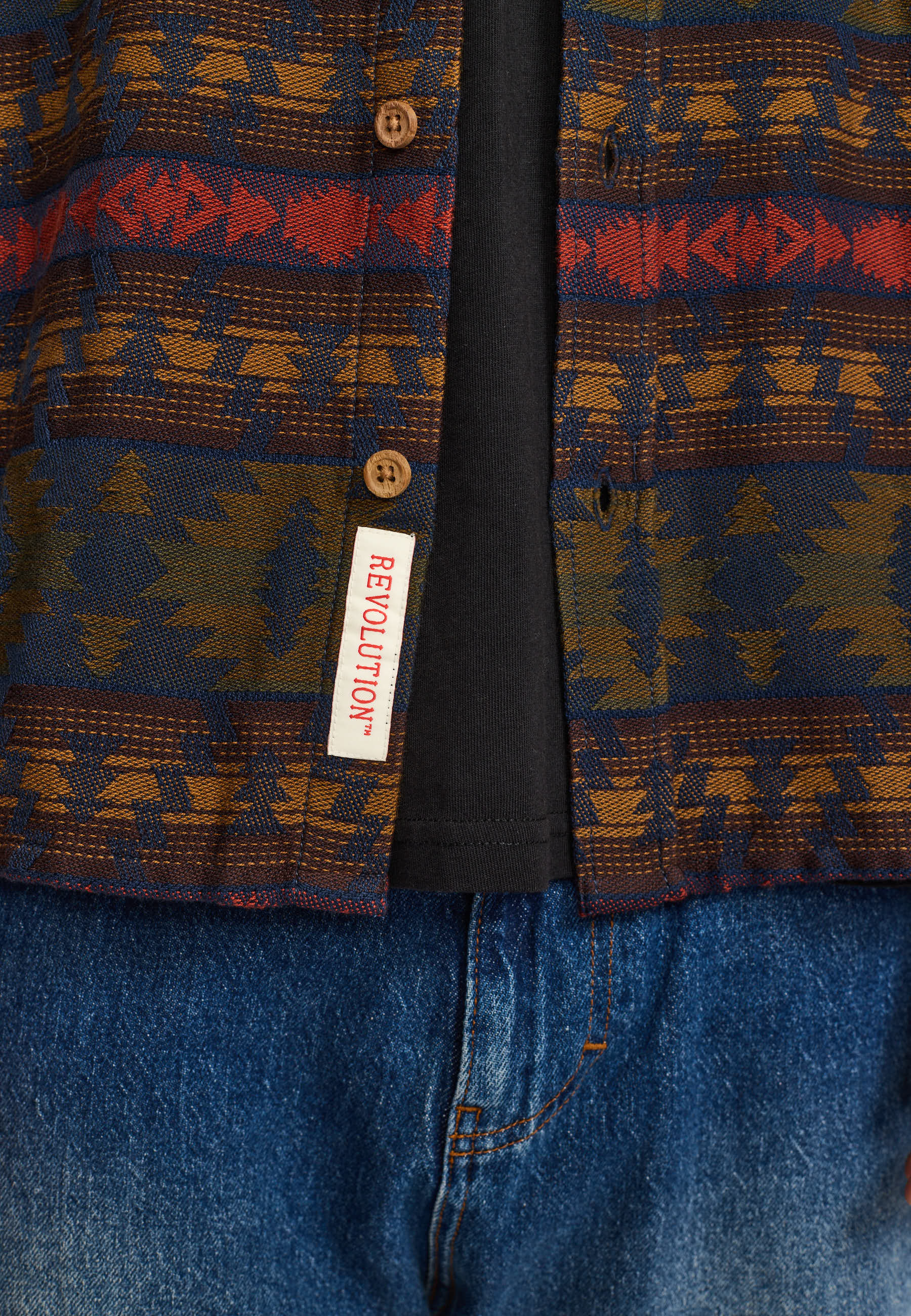 Revolution Long Sleeve Shirt Long-sleeve Shirts Navy
