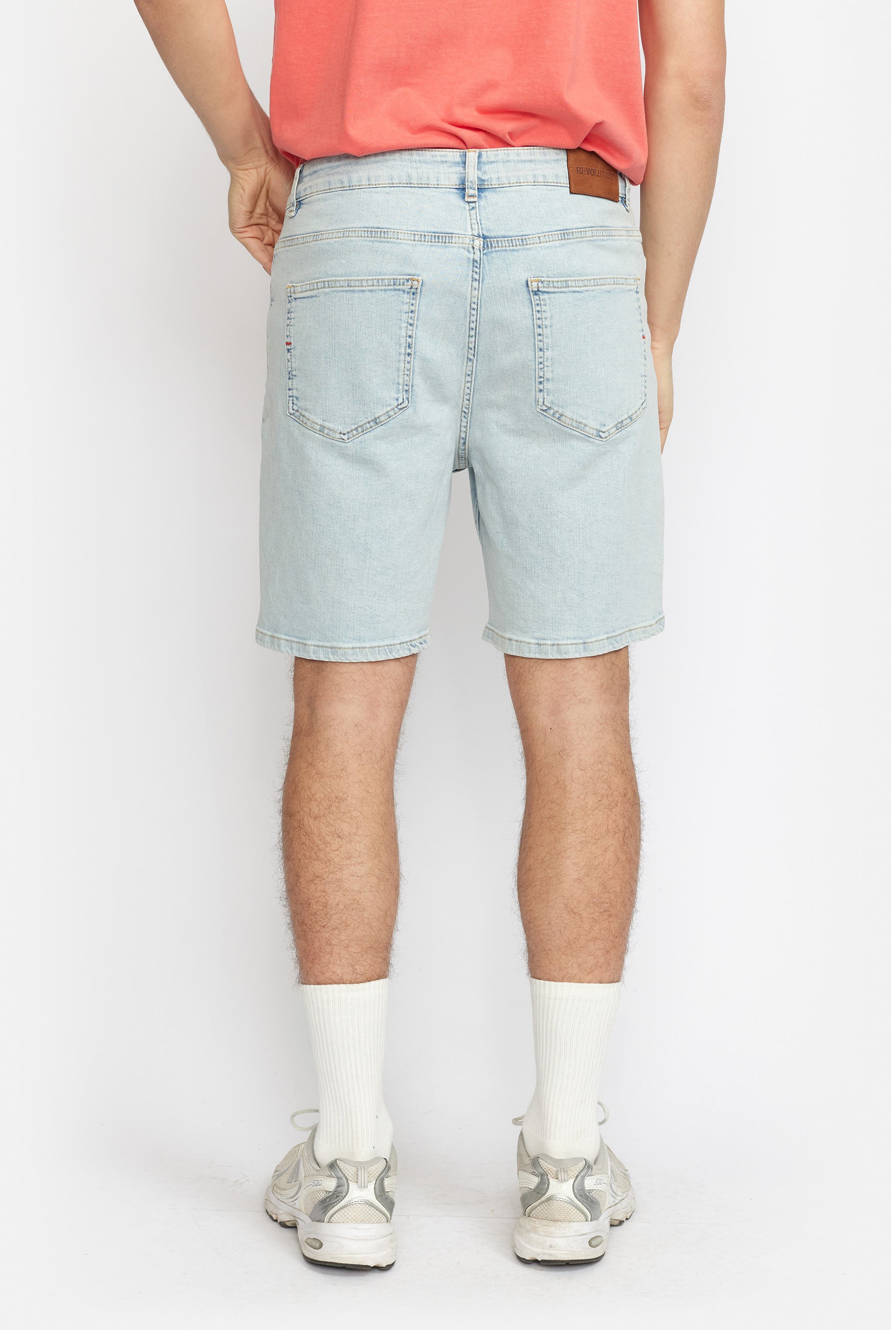 Revolution Loose-fit Denim Shorts Shorts Blue