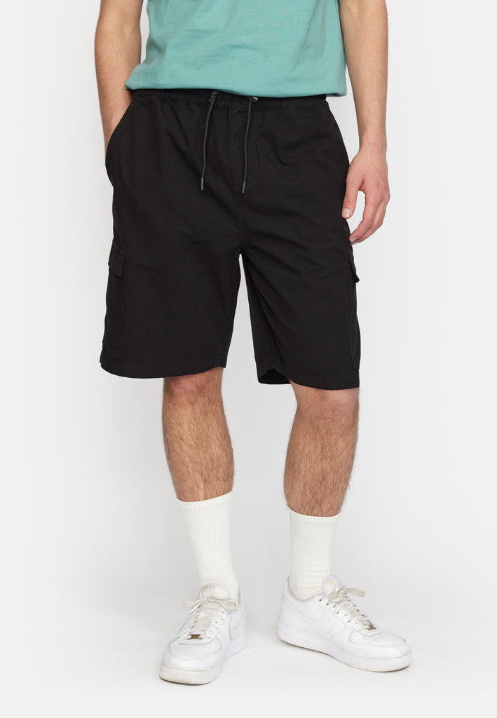 Revolution Loose Cargo Shorts Shorts Black