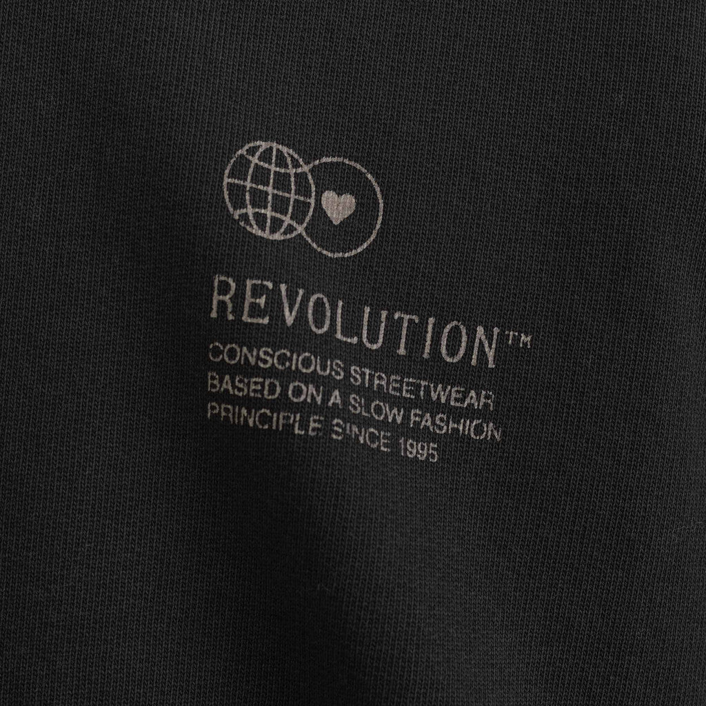 Revolution Loose Crew Sweatshirts Black