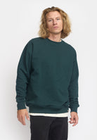 Revolution Loose Crewneck Sweatshirts Darkgreen