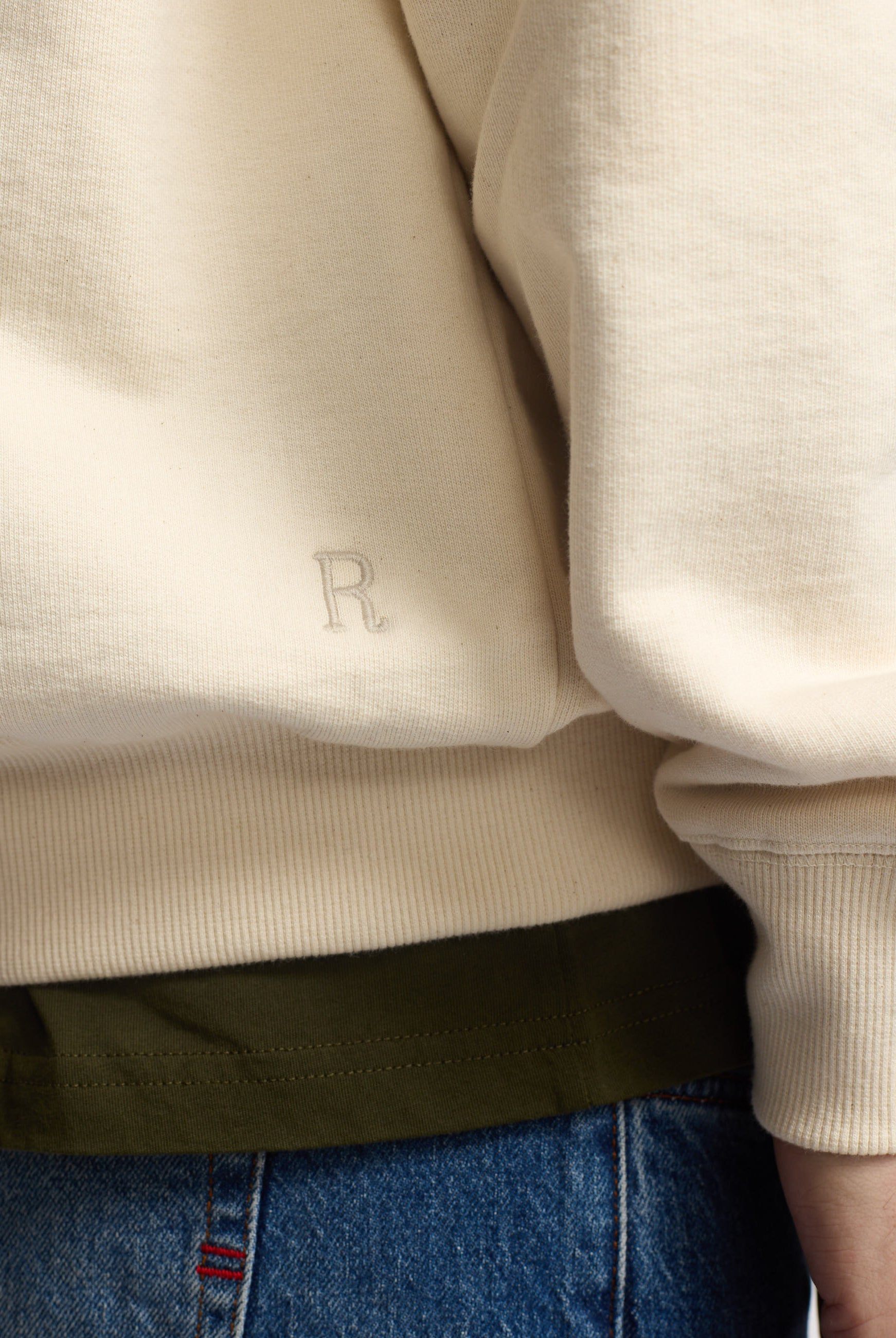 Revolution Loose Crewneck Sweatshirts Offwhite