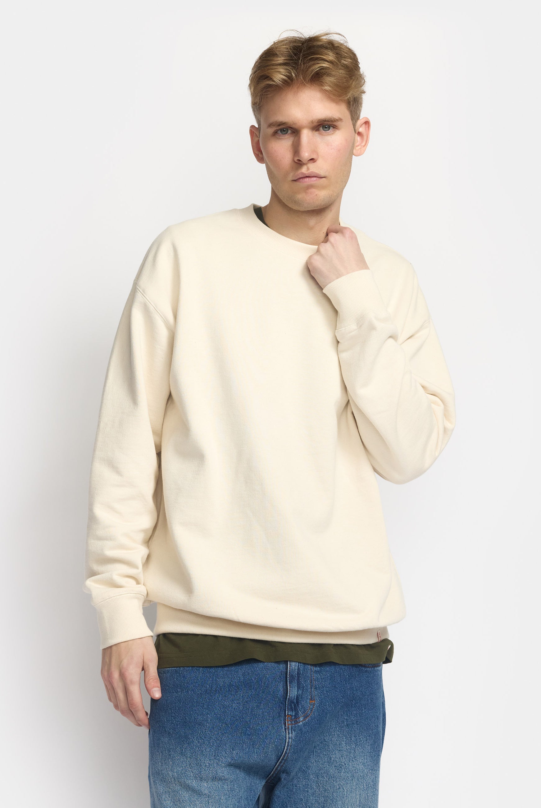 Revolution Loose Crewneck Sweatshirts Offwhite