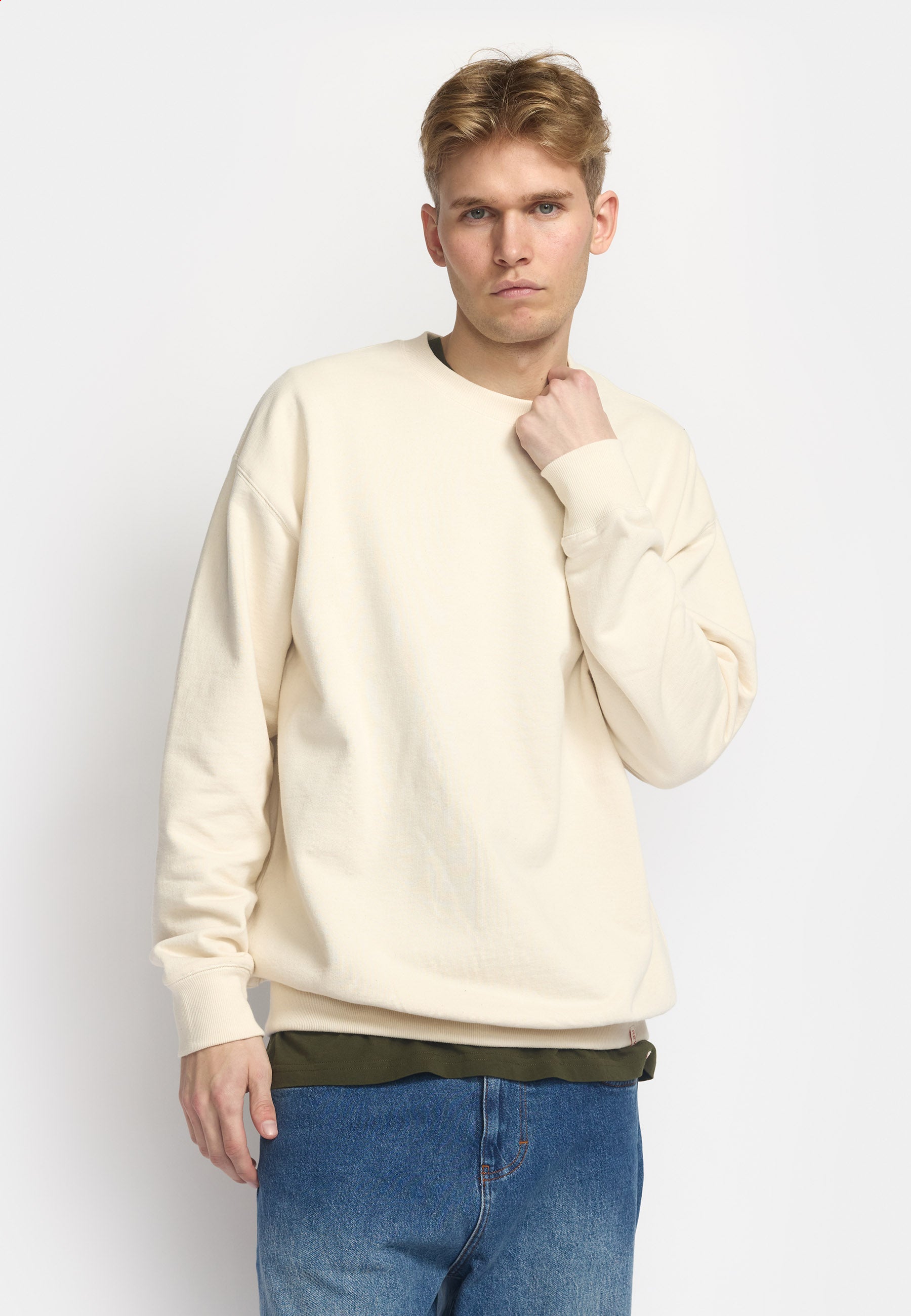 Revolution Loose Crewneck Sweatshirts Offwhite
