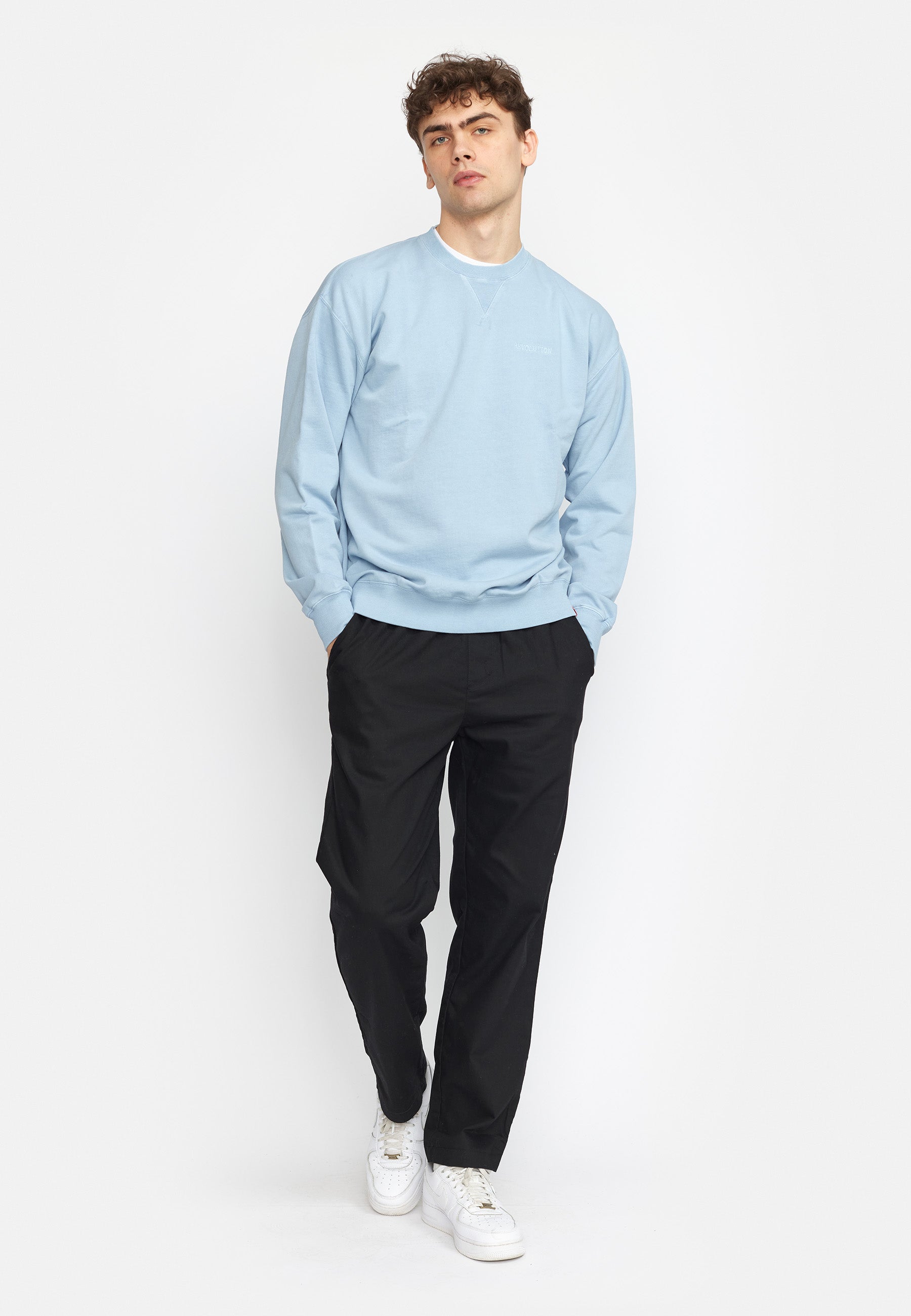 Revolution Application Sweatshirt Sweatshirts Dustblue