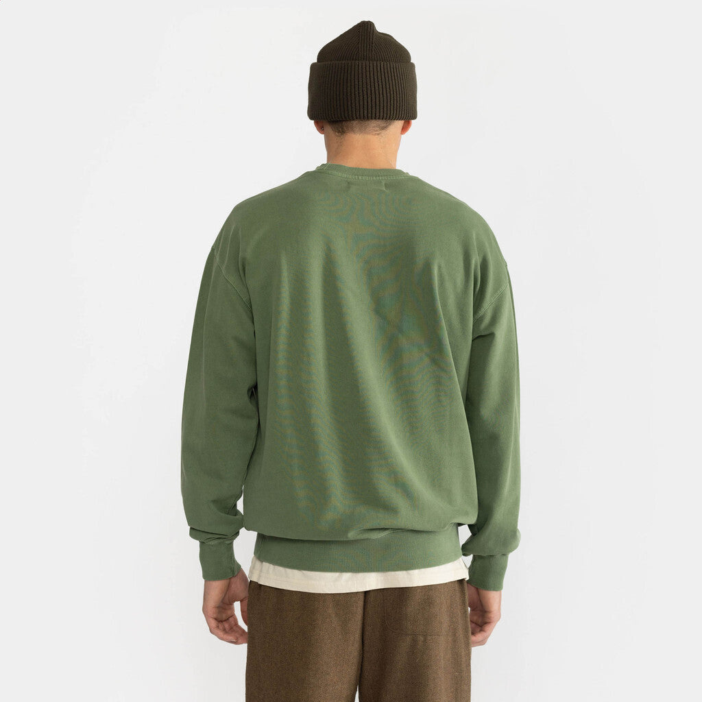Revolution Loose Crewneck Sweatshirts Green