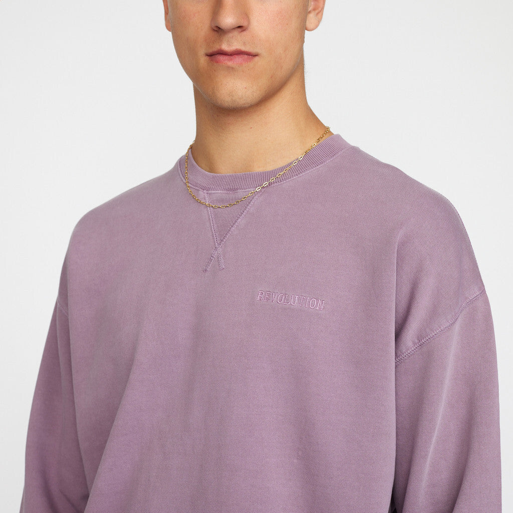 Revolution Loose Crewneck Sweatshirts Purple