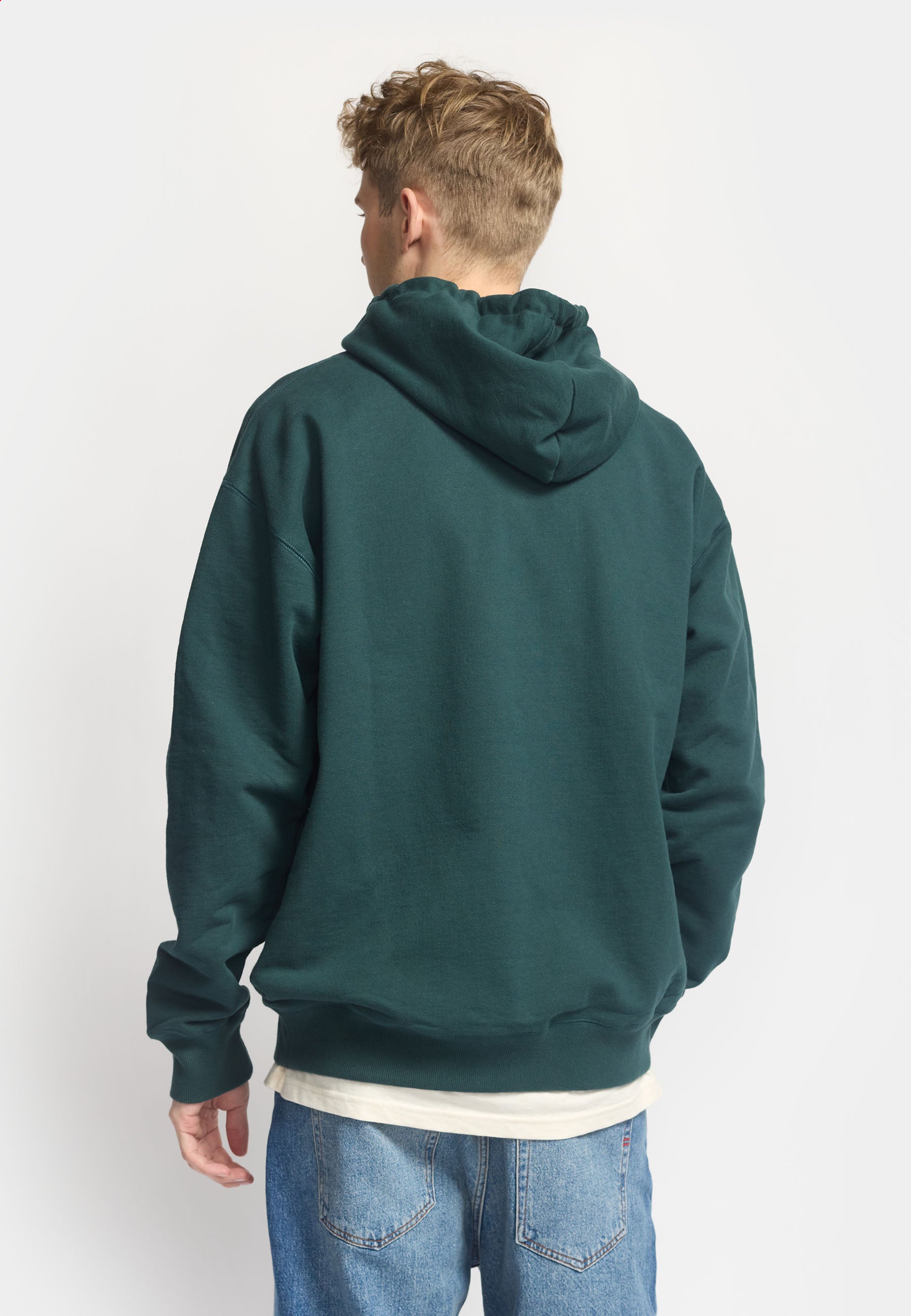 Revolution Loose Hoodie Sweatshirts Darkgreen